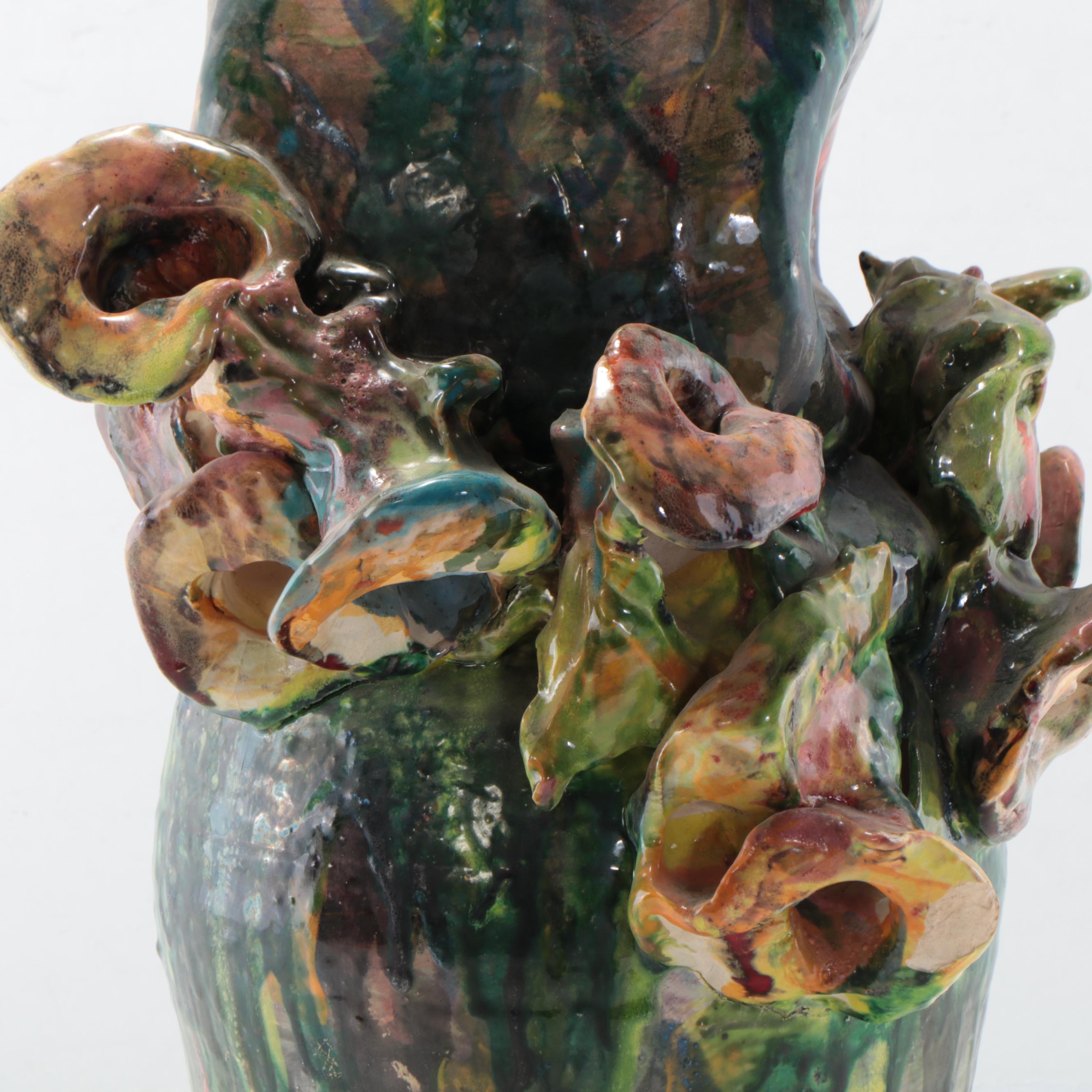 Sarah Roush Surreal Ceramic Sculptural Vase
