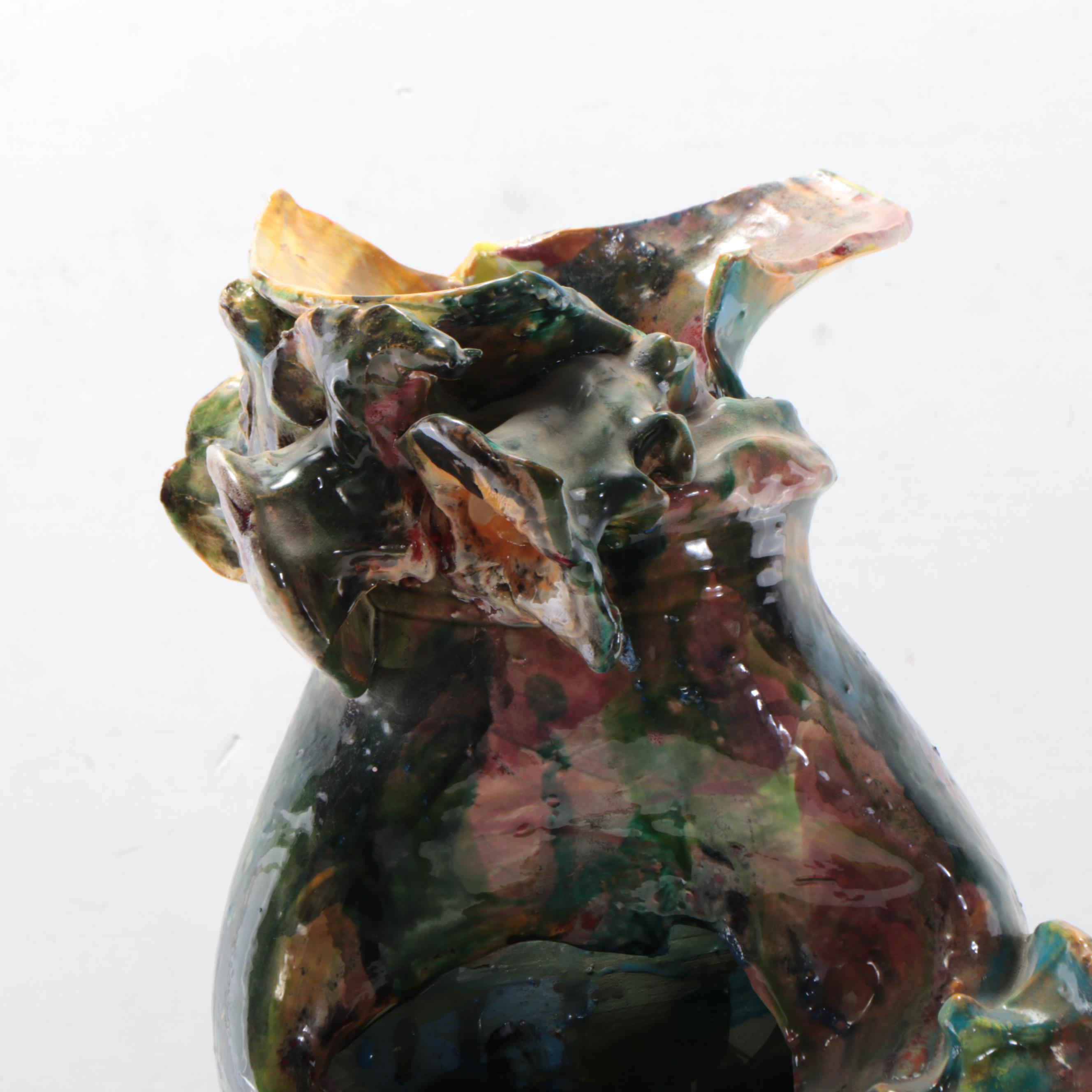 Sarah Roush Surreal Ceramic Sculptural Vase