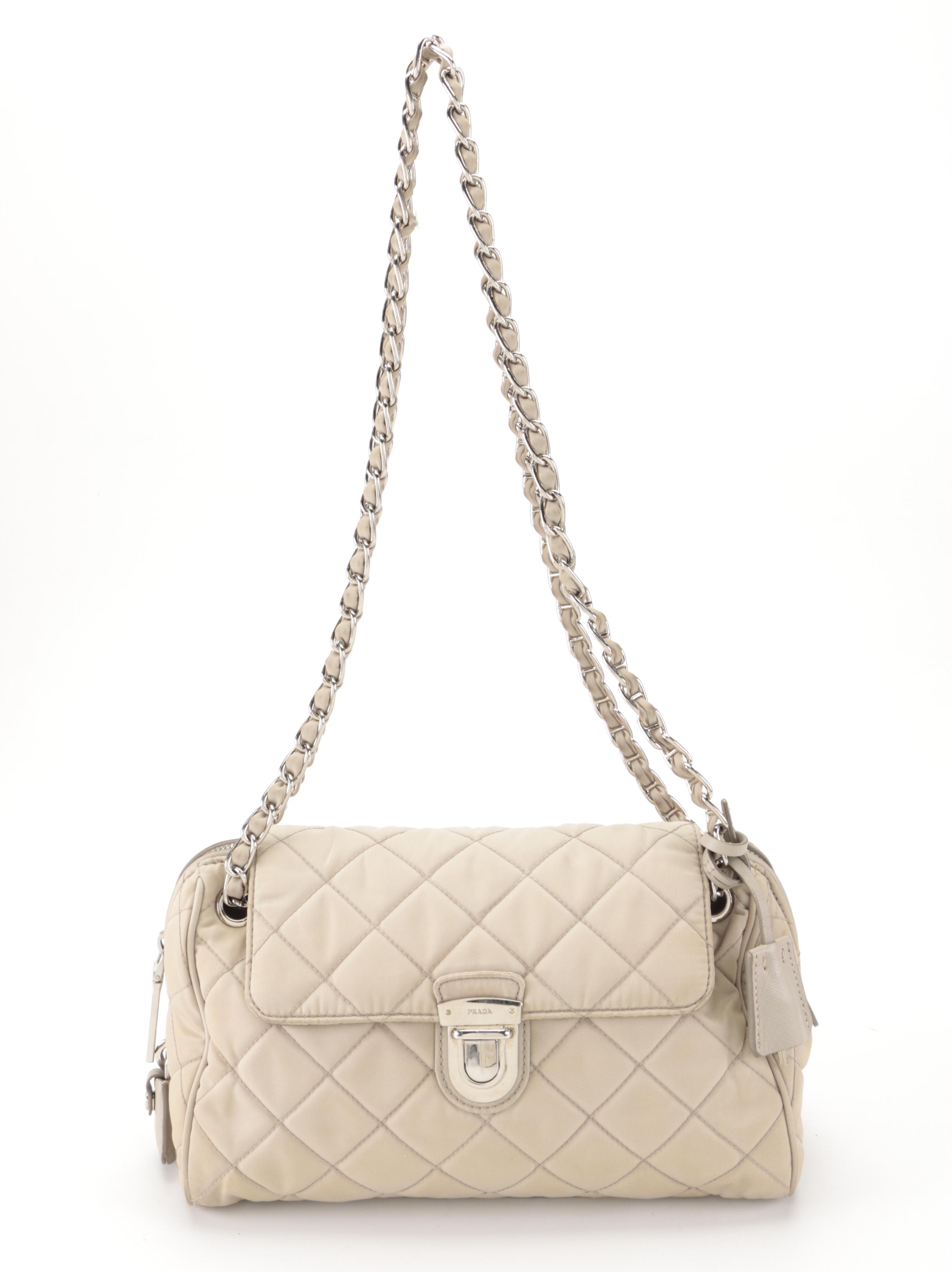 Prada Shoulder Bag in Quilted Nylon