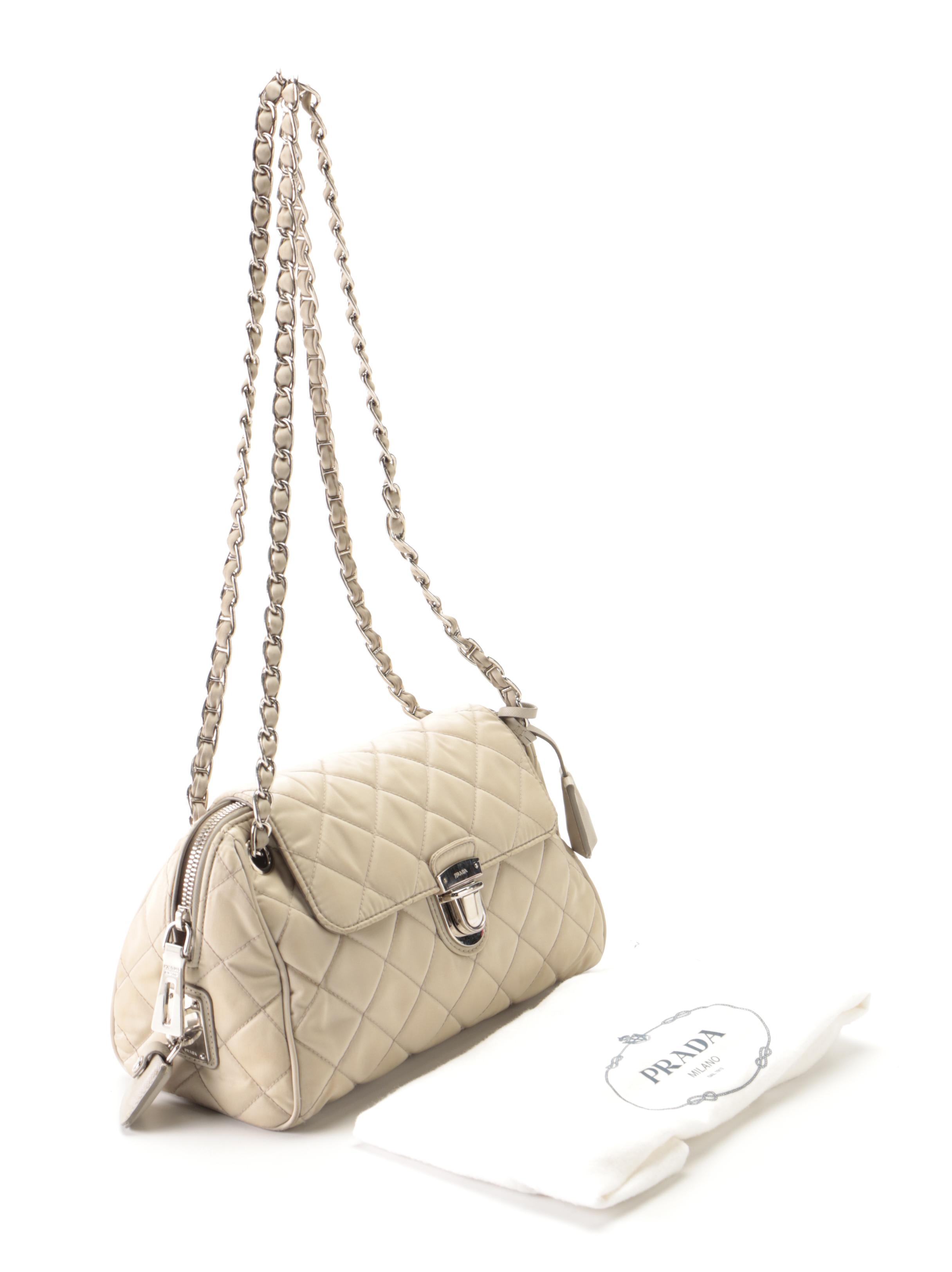 Prada Shoulder Bag in Quilted Nylon