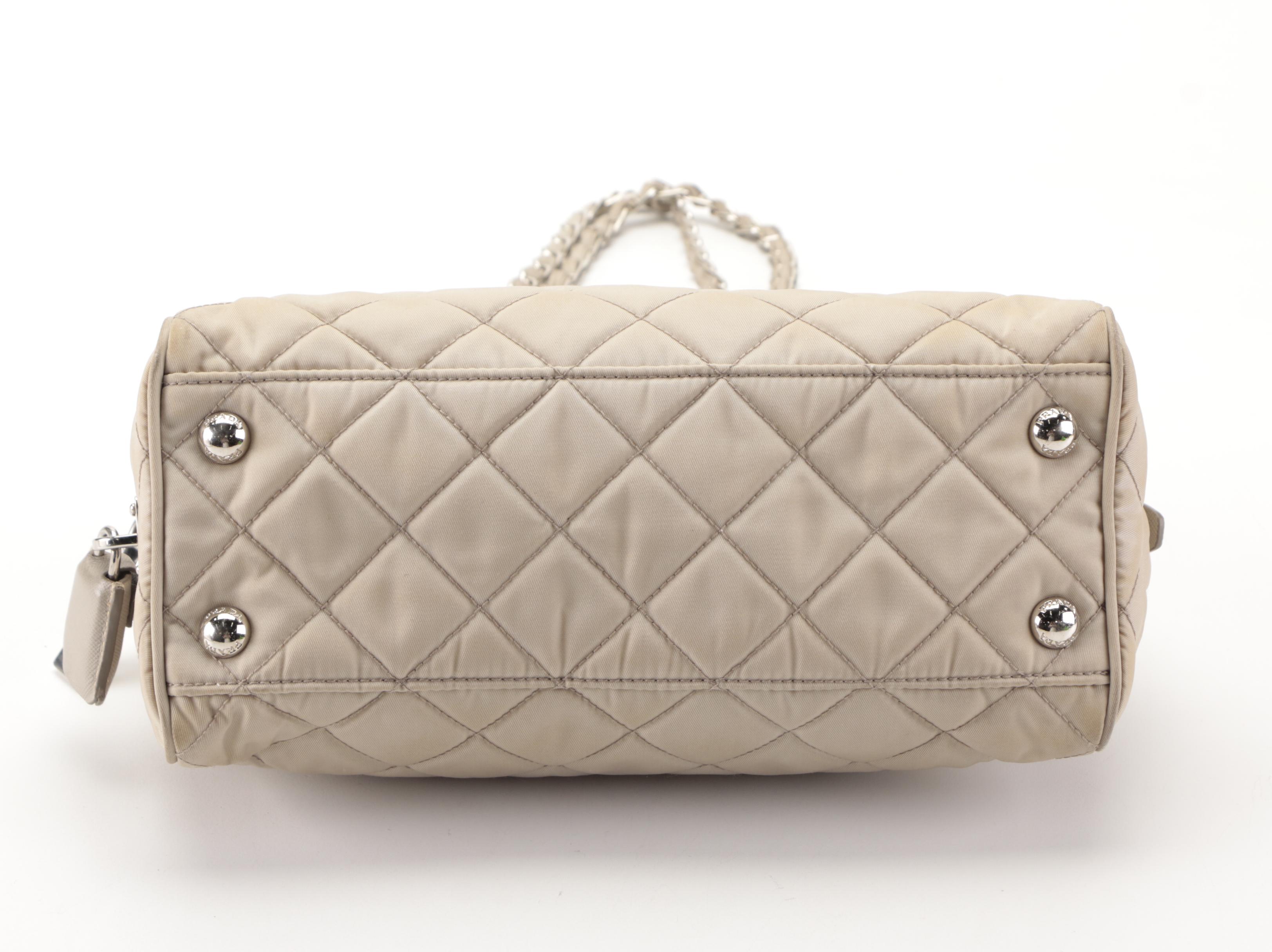 Prada Shoulder Bag in Quilted Nylon