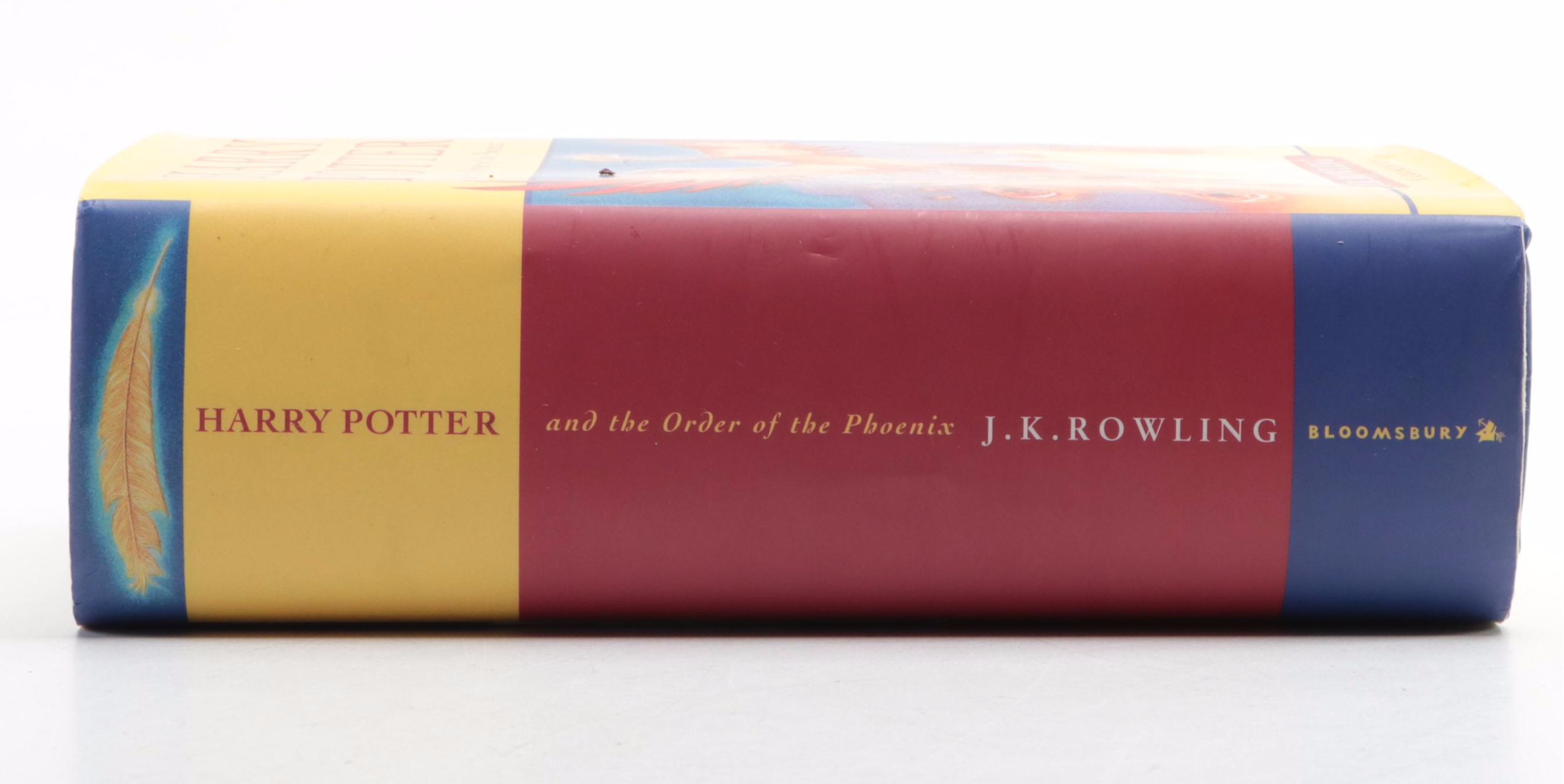 First UK Edition "Harry Potter and the Order of the Phoenix" by J. K. Rowling