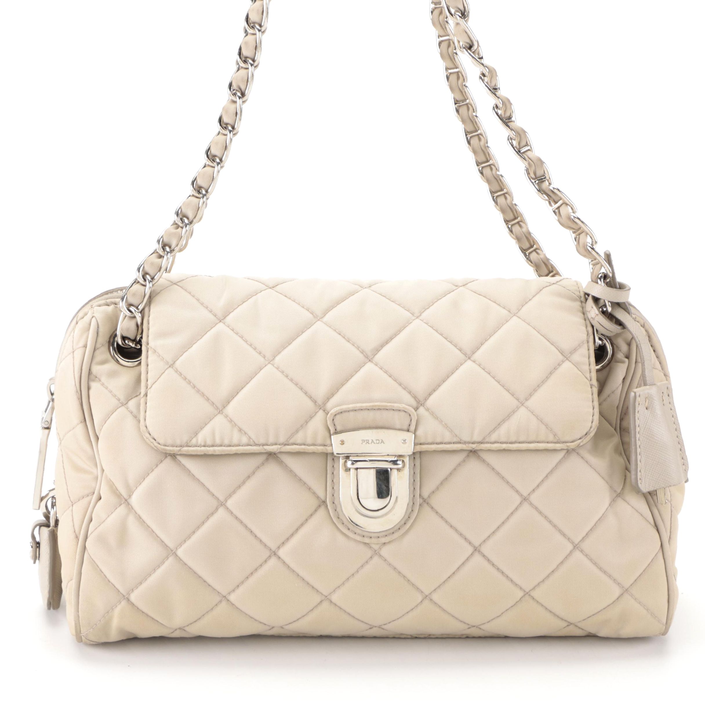 Prada Shoulder Bag in Quilted Nylon