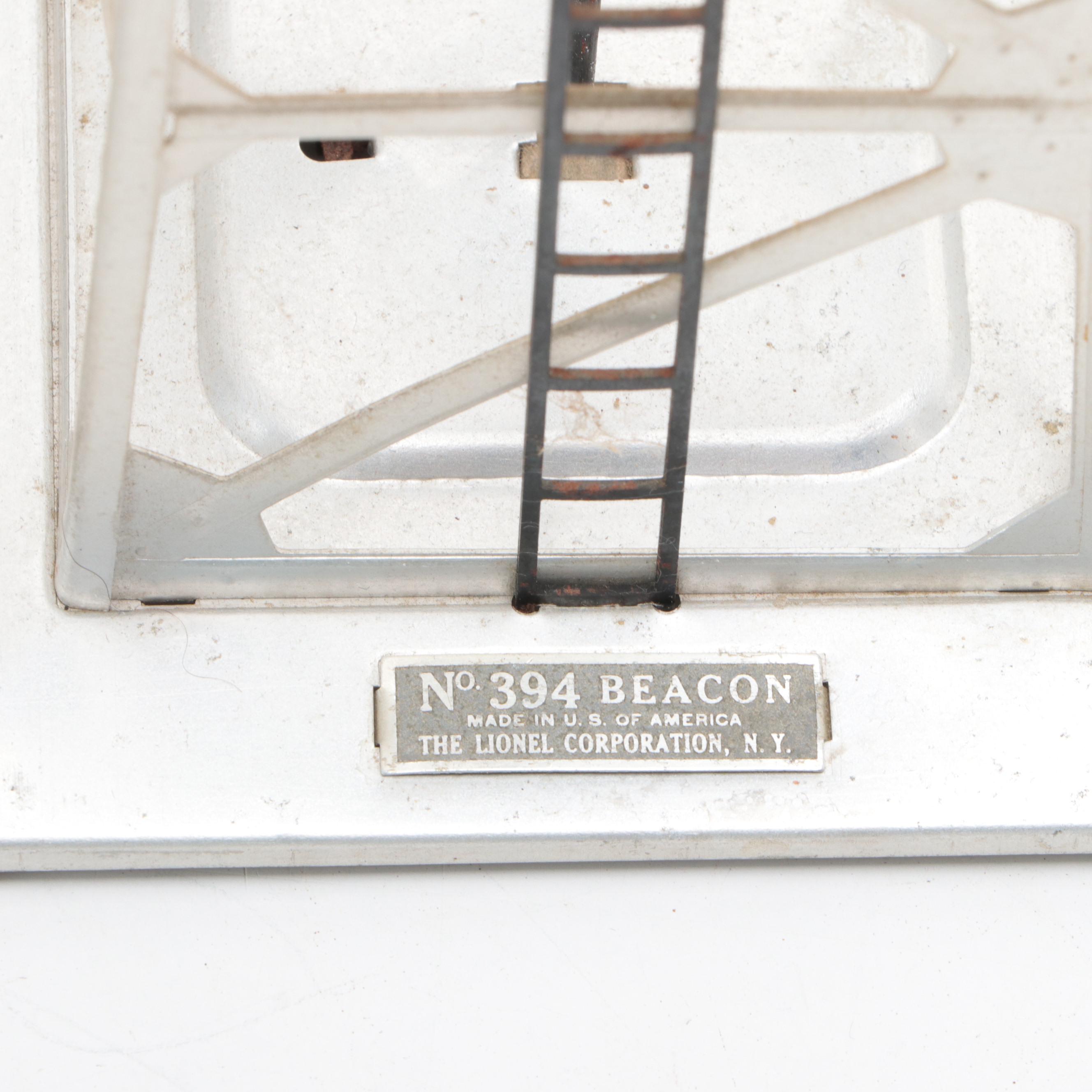 Marx Girard Train Station with Lionel No.1045 Flagman and Other Accessories