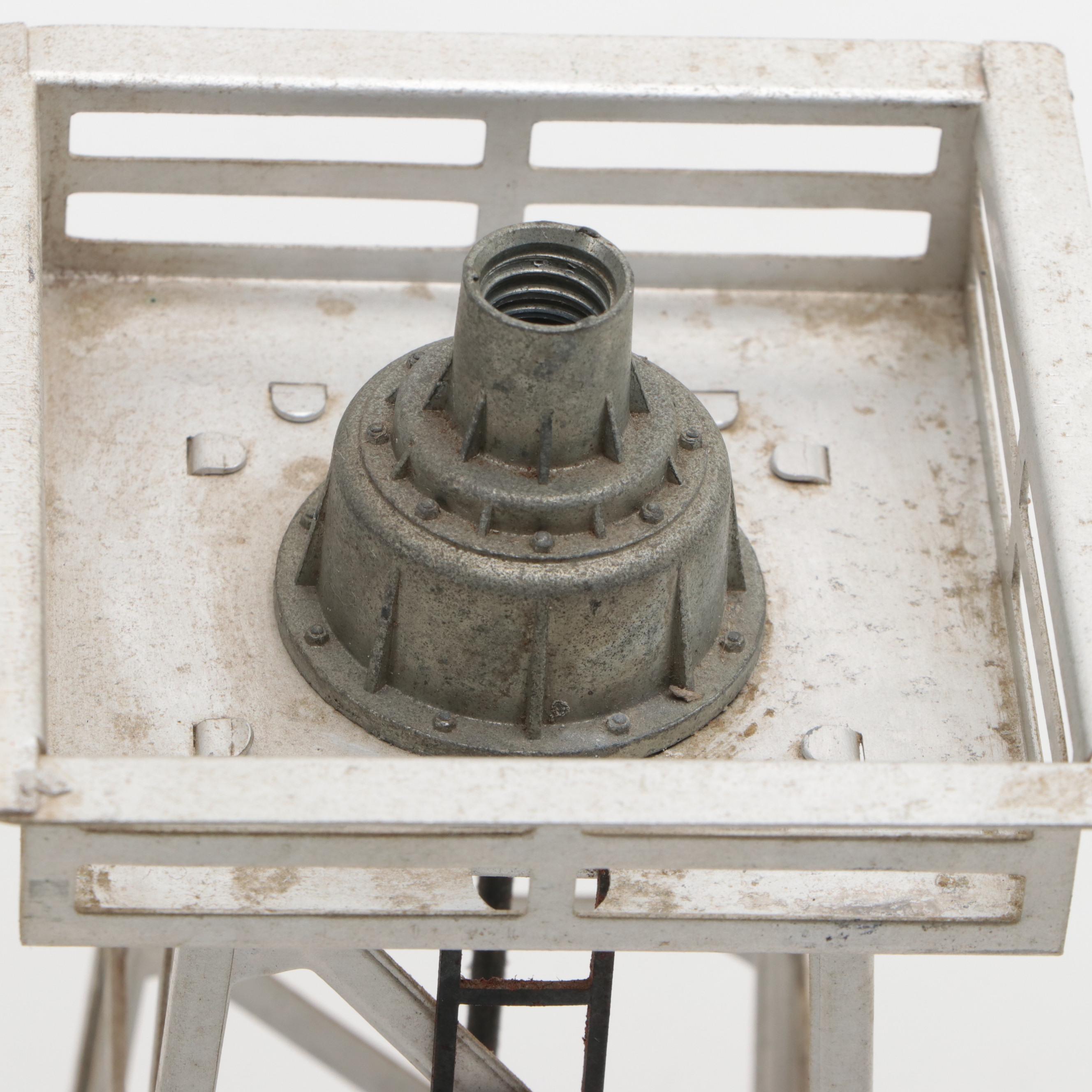 Marx Girard Train Station with Lionel No.1045 Flagman and Other Accessories