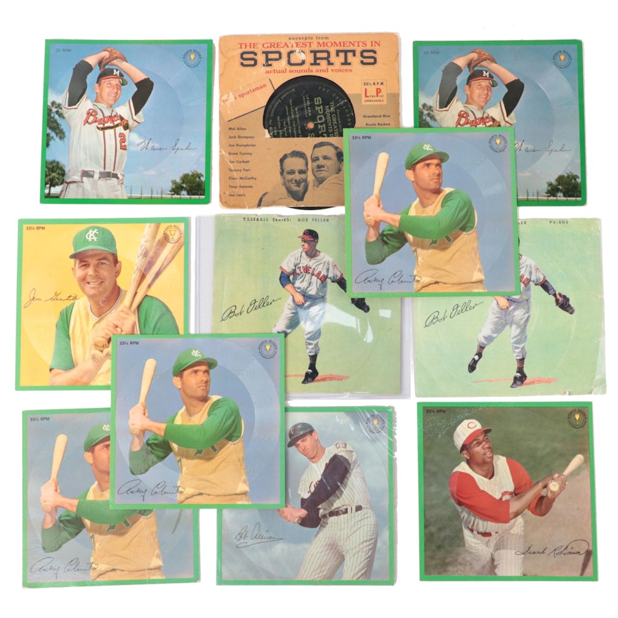 Auravision Ruth, Colavito, More 7" Baseball Records and Sleeves, 1950s–1960s