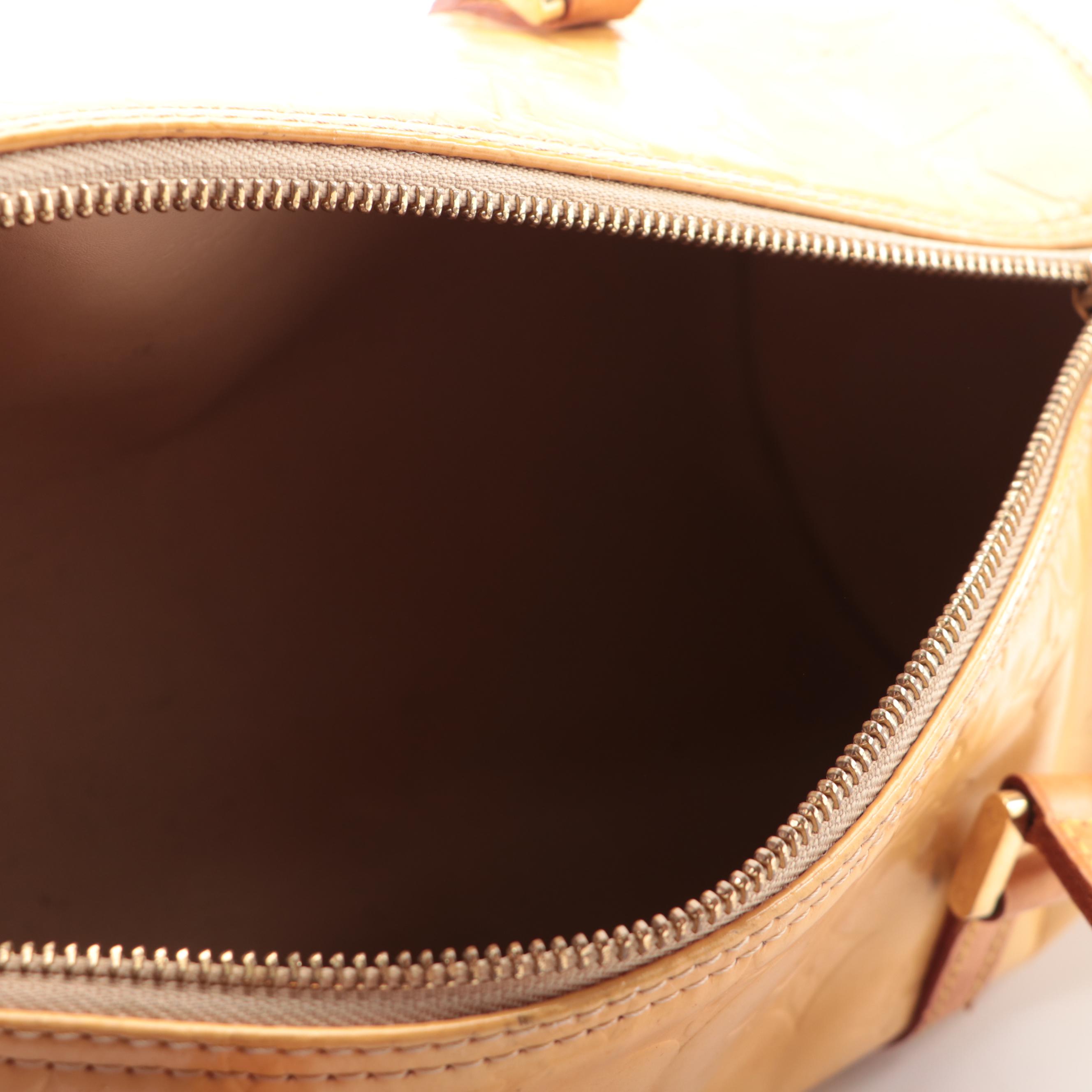 Louis Vuitton Bedford Bag in Monogram Vernis and Vachetta Leather