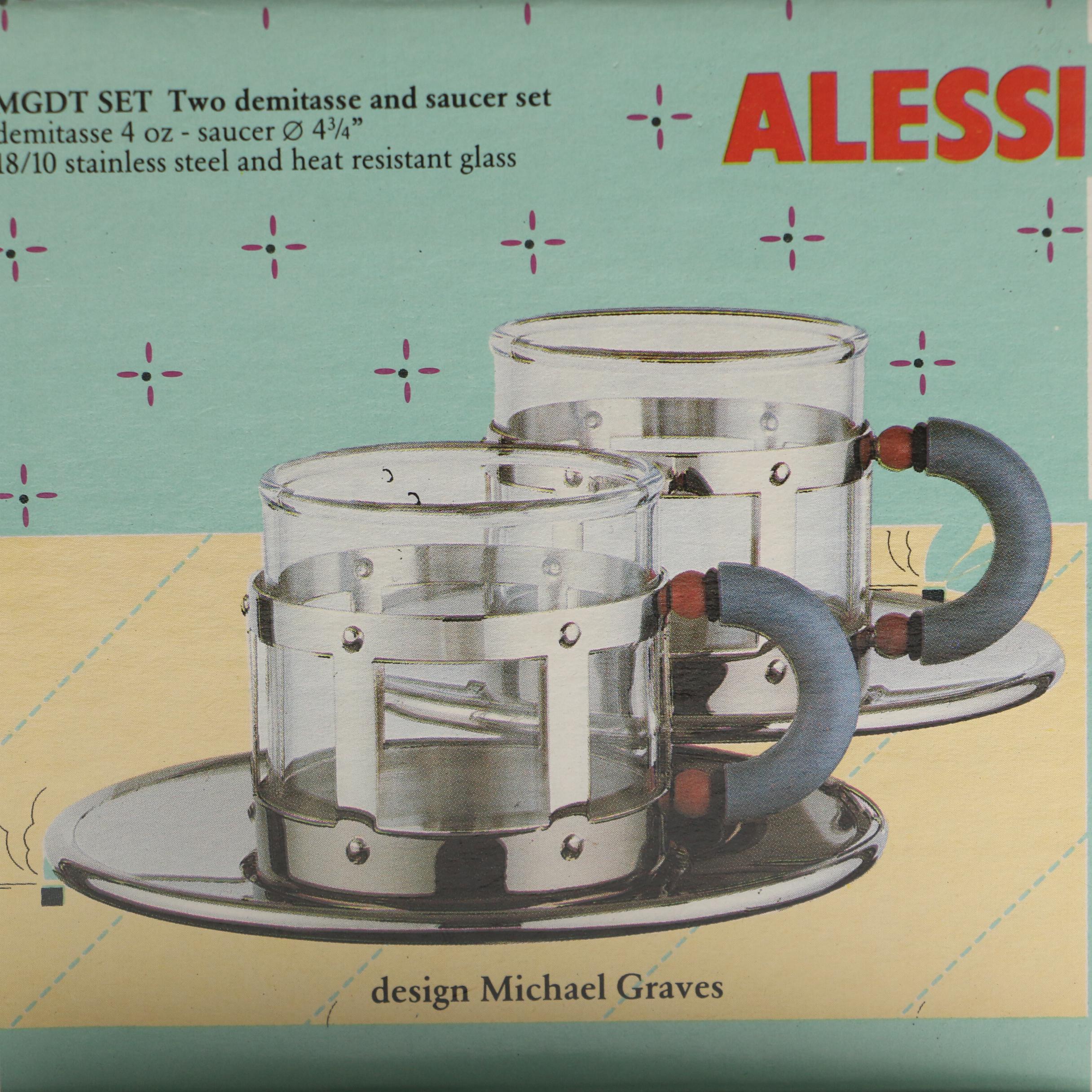 Michael Graves for Alessi Mugs and Demitasse Set