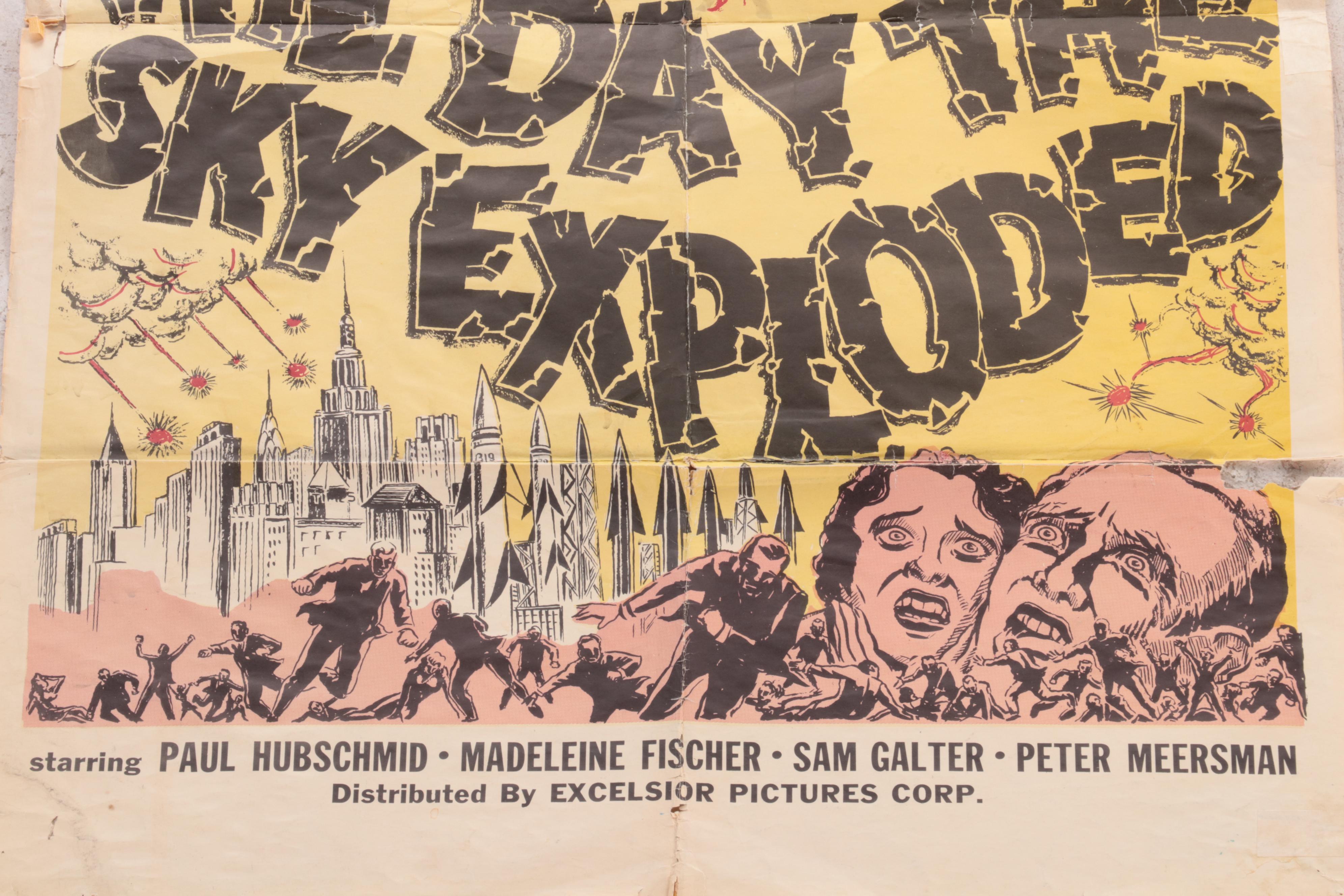 "The Day the Sky Exploded" and Other Movie Posters, 1950s-1960s