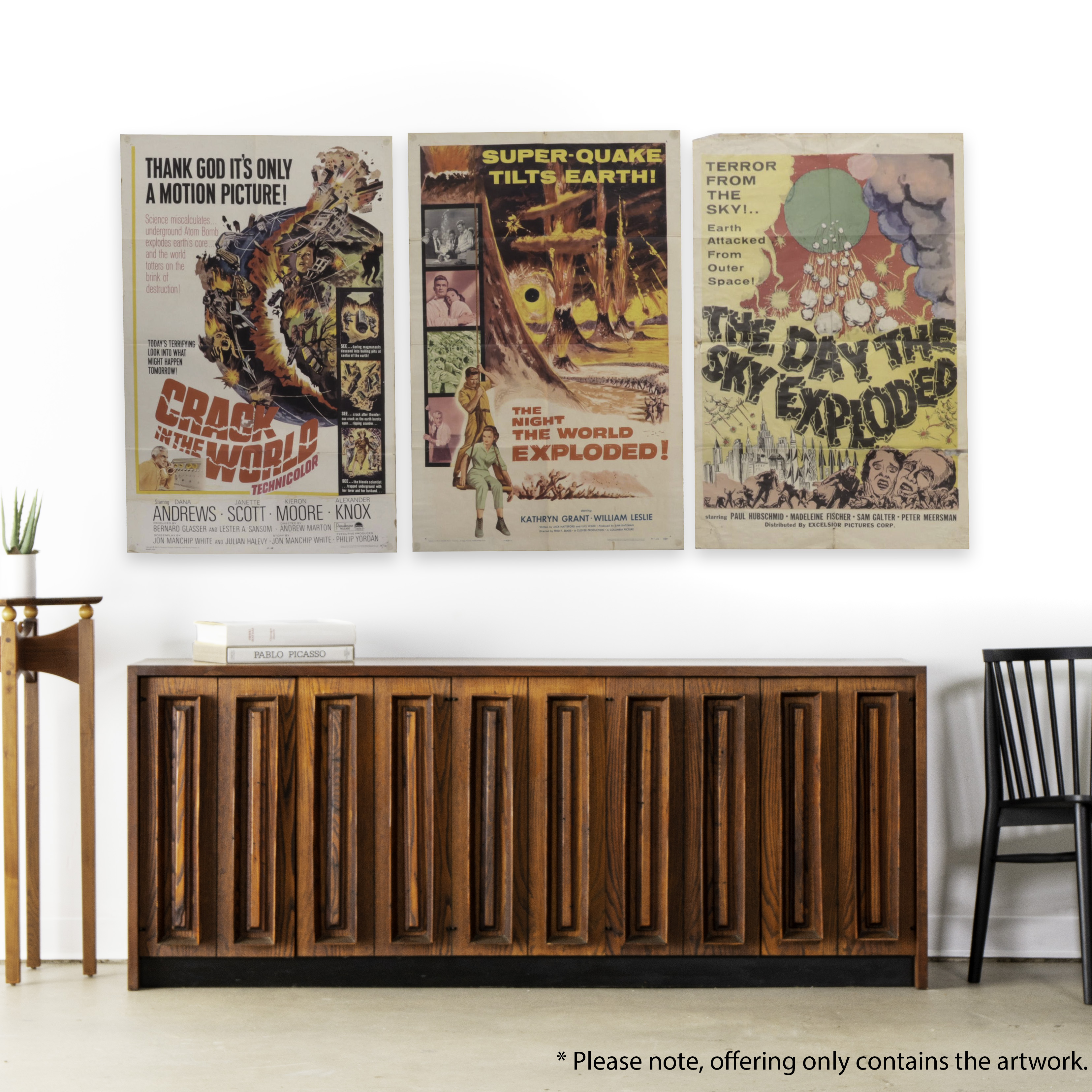 "The Day the Sky Exploded" and Other Movie Posters, 1950s-1960s