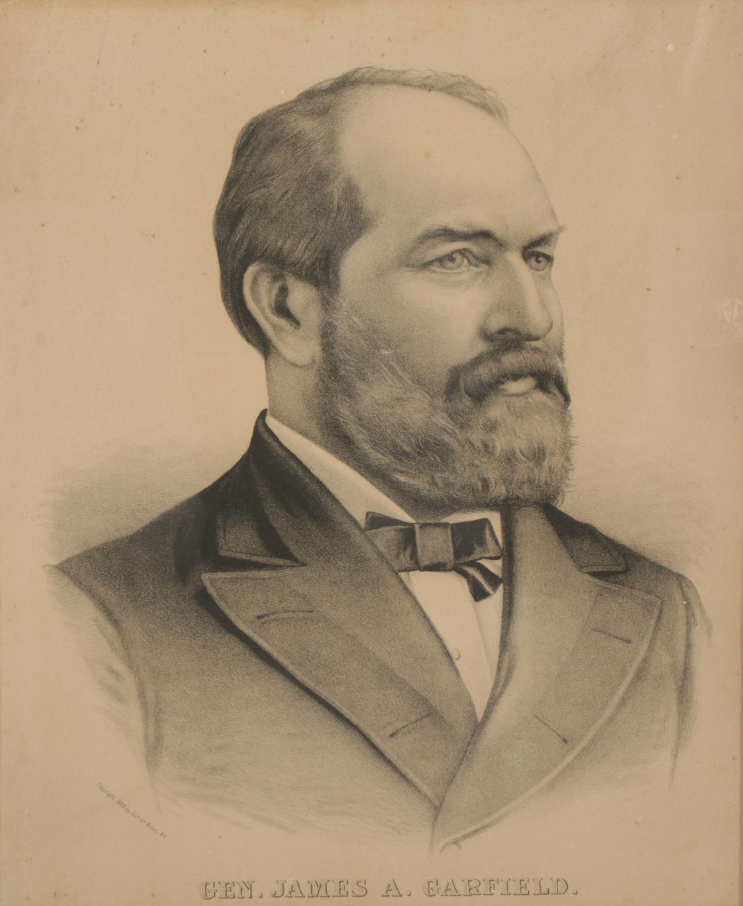 Civil War Union General Portrait Lithographs and Engraving, 19th Century