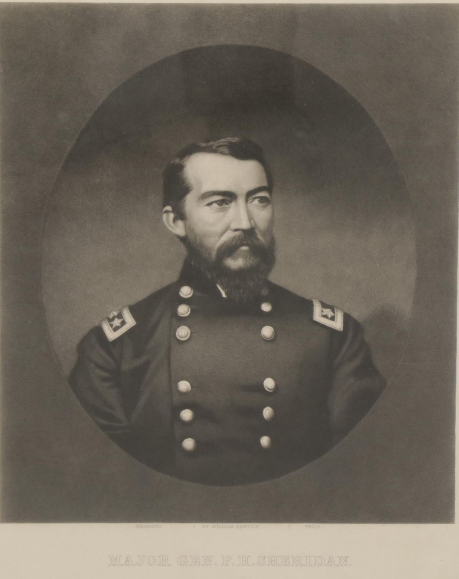 Civil War Union General Portrait Lithographs and Engraving, 19th Century