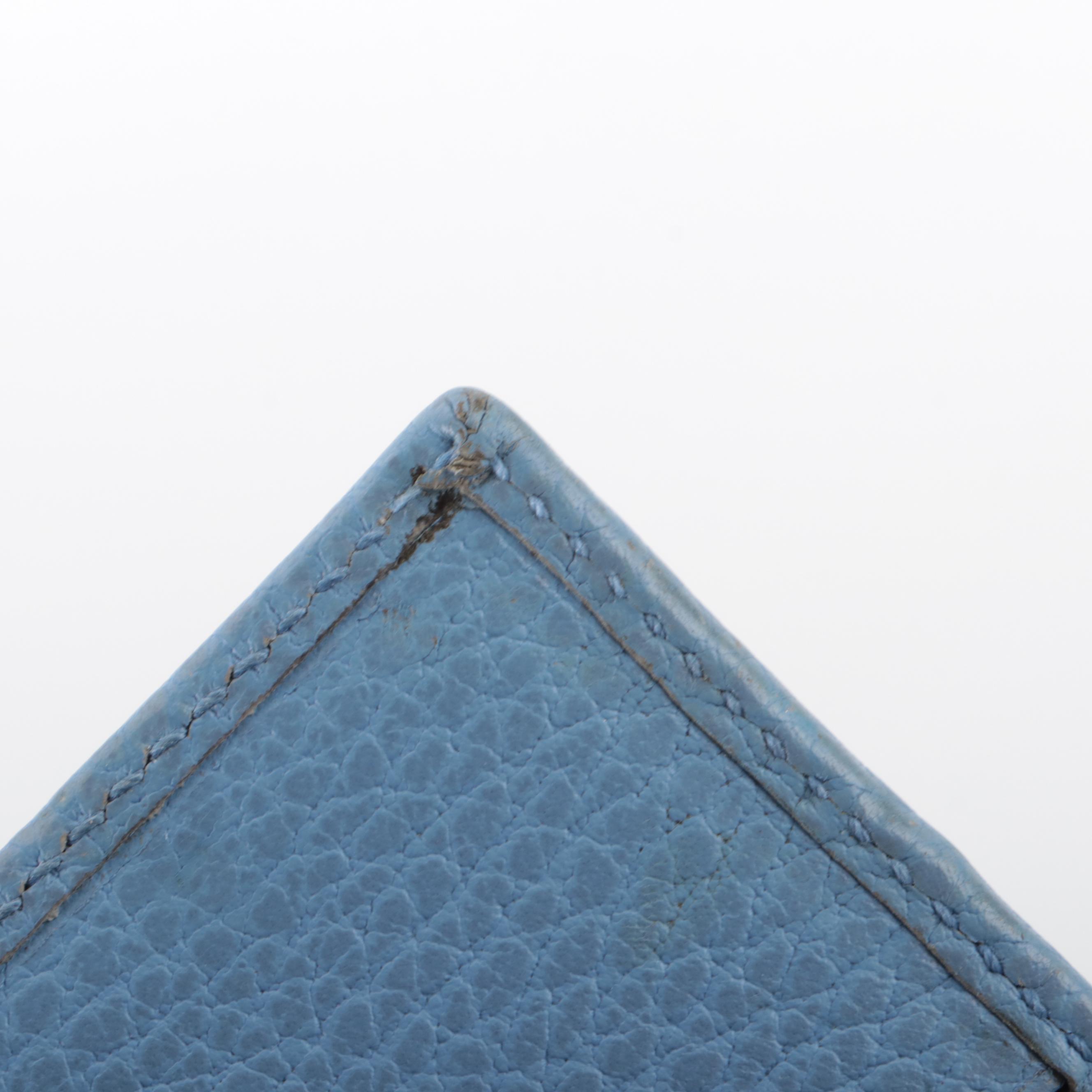 Gucci GG Marmont 6-Ring Key Case  in Pebbled Leather