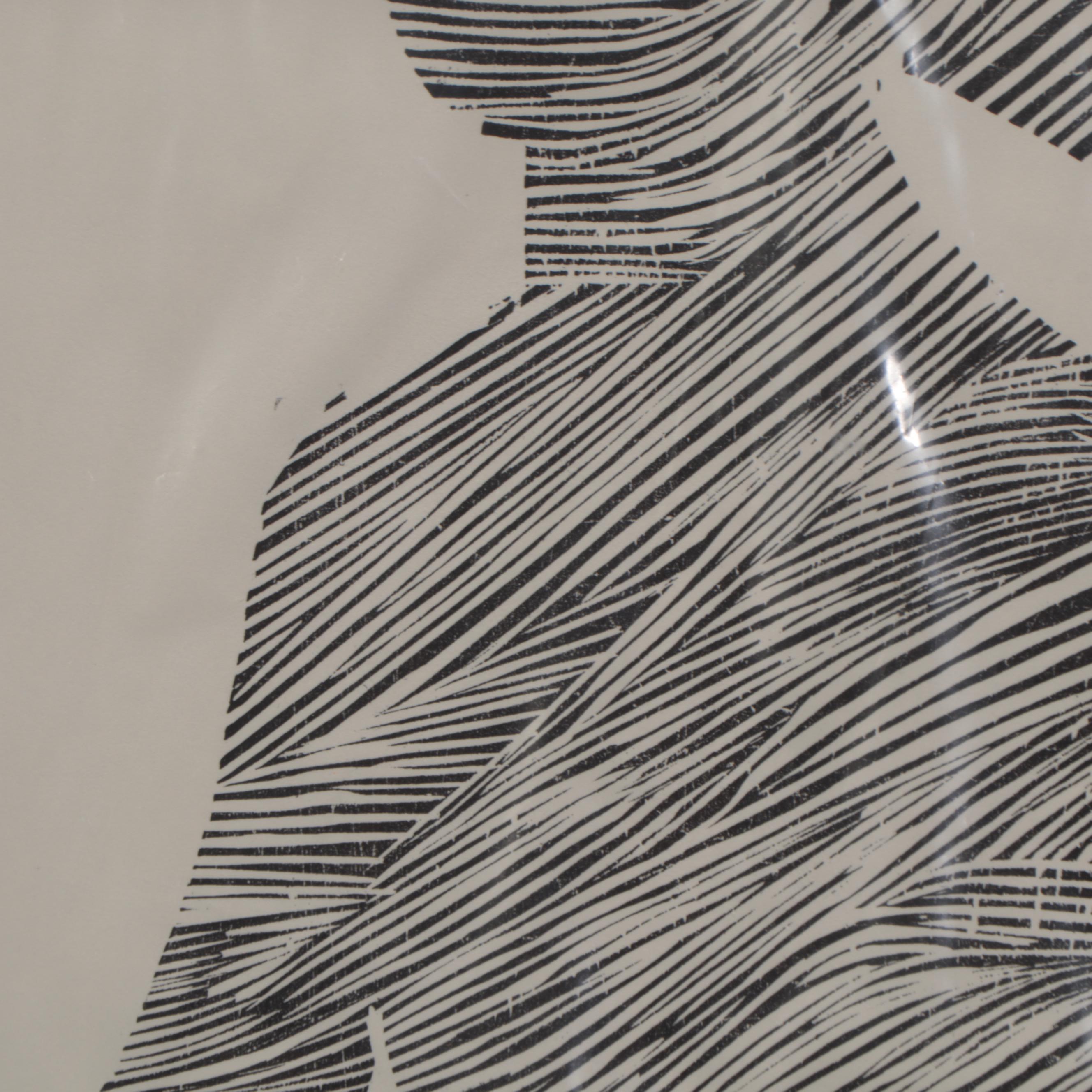 Leonard Maurer Linoleum Cuts Including "Nude"