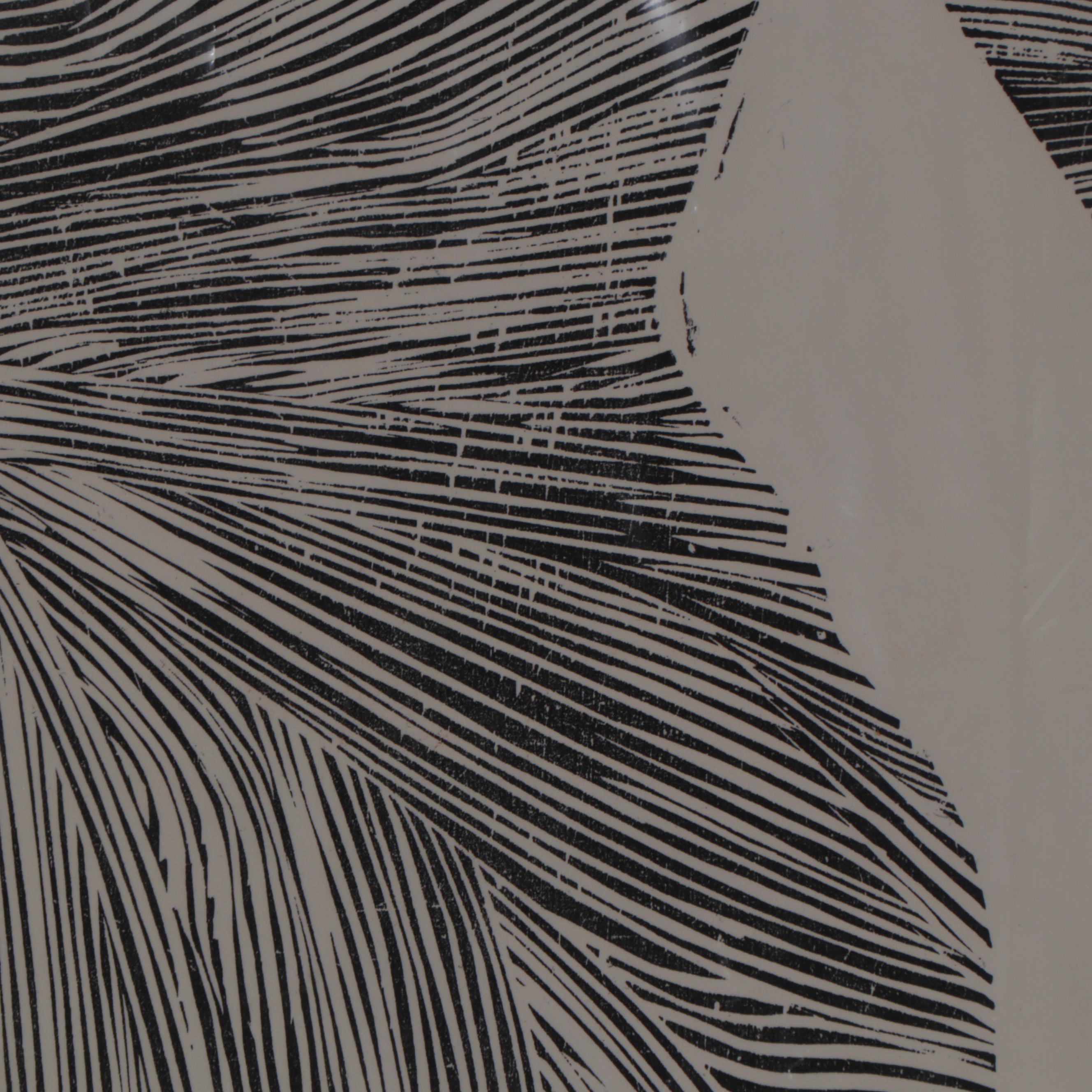 Leonard Maurer Linoleum Cuts Including "Nude"