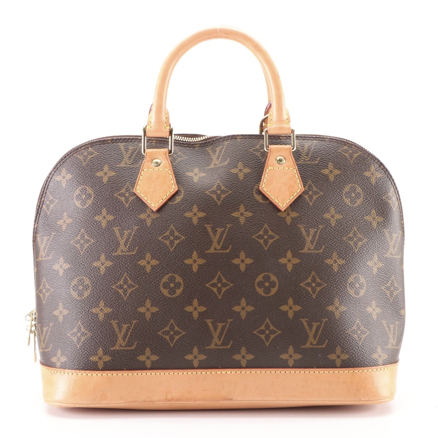 Louis Vuitton Alma PM in Monogram Canvas and Vachetta Leather