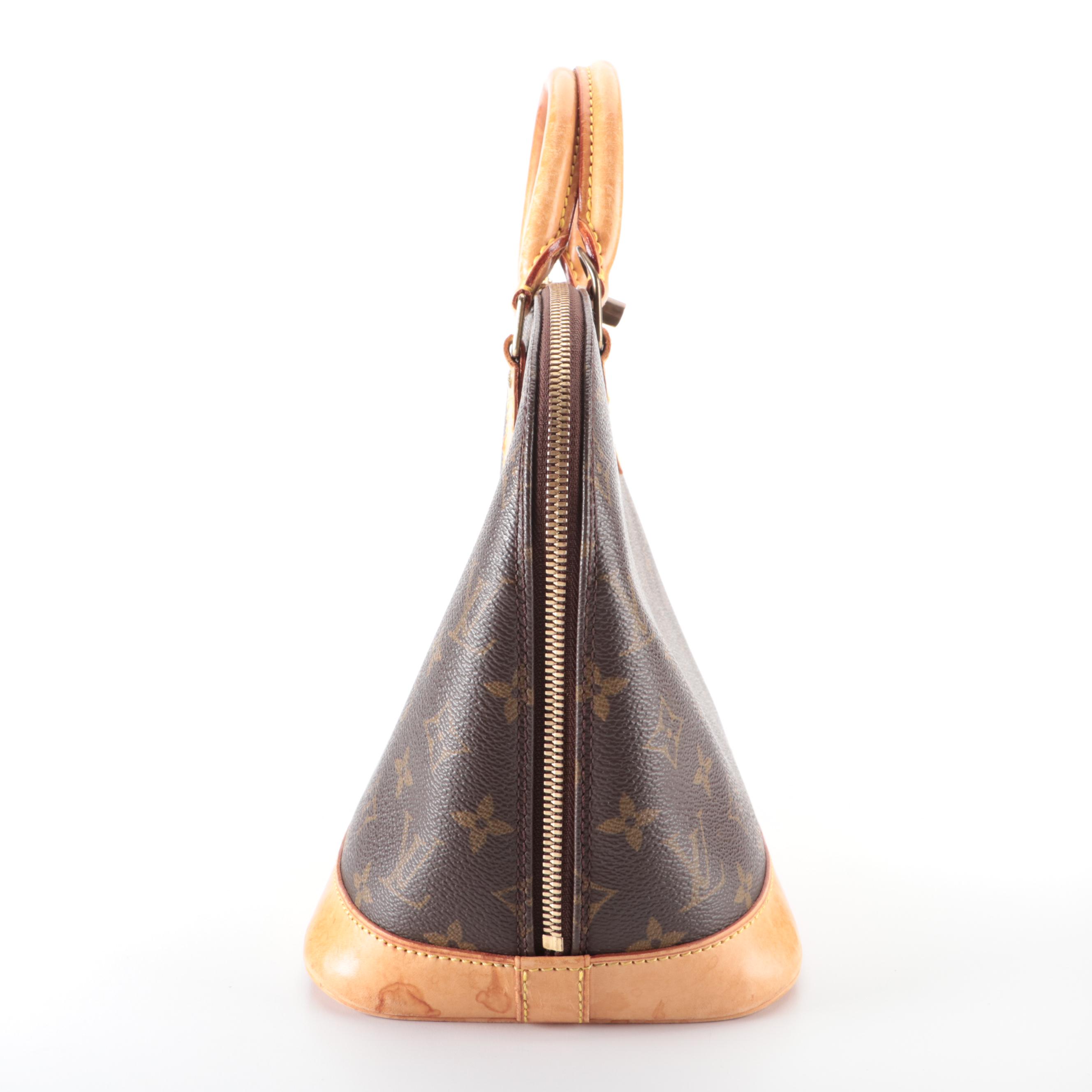 Louis Vuitton Alma PM in Monogram Canvas and Vachetta Leather