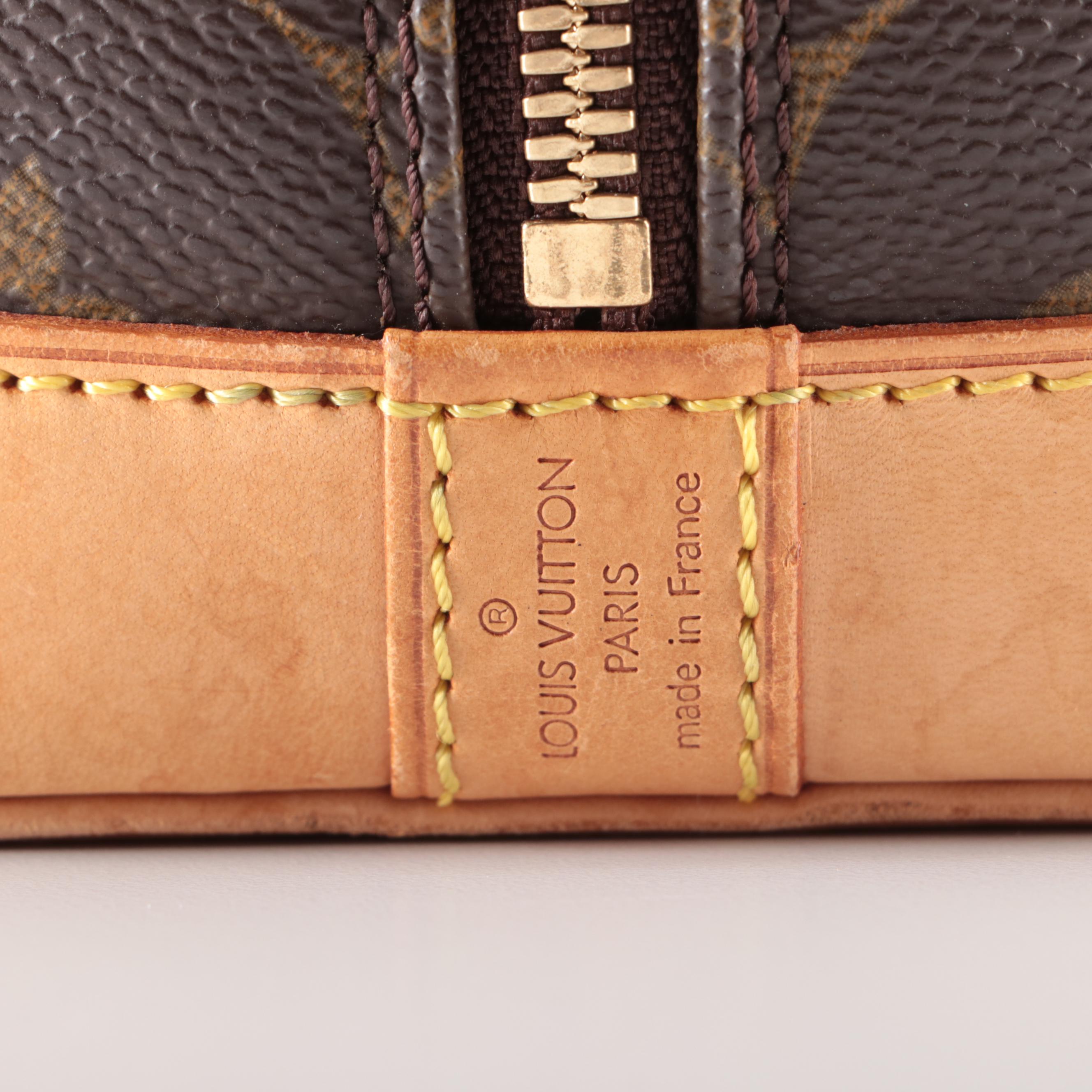 Louis Vuitton Alma PM in Monogram Canvas and Vachetta Leather