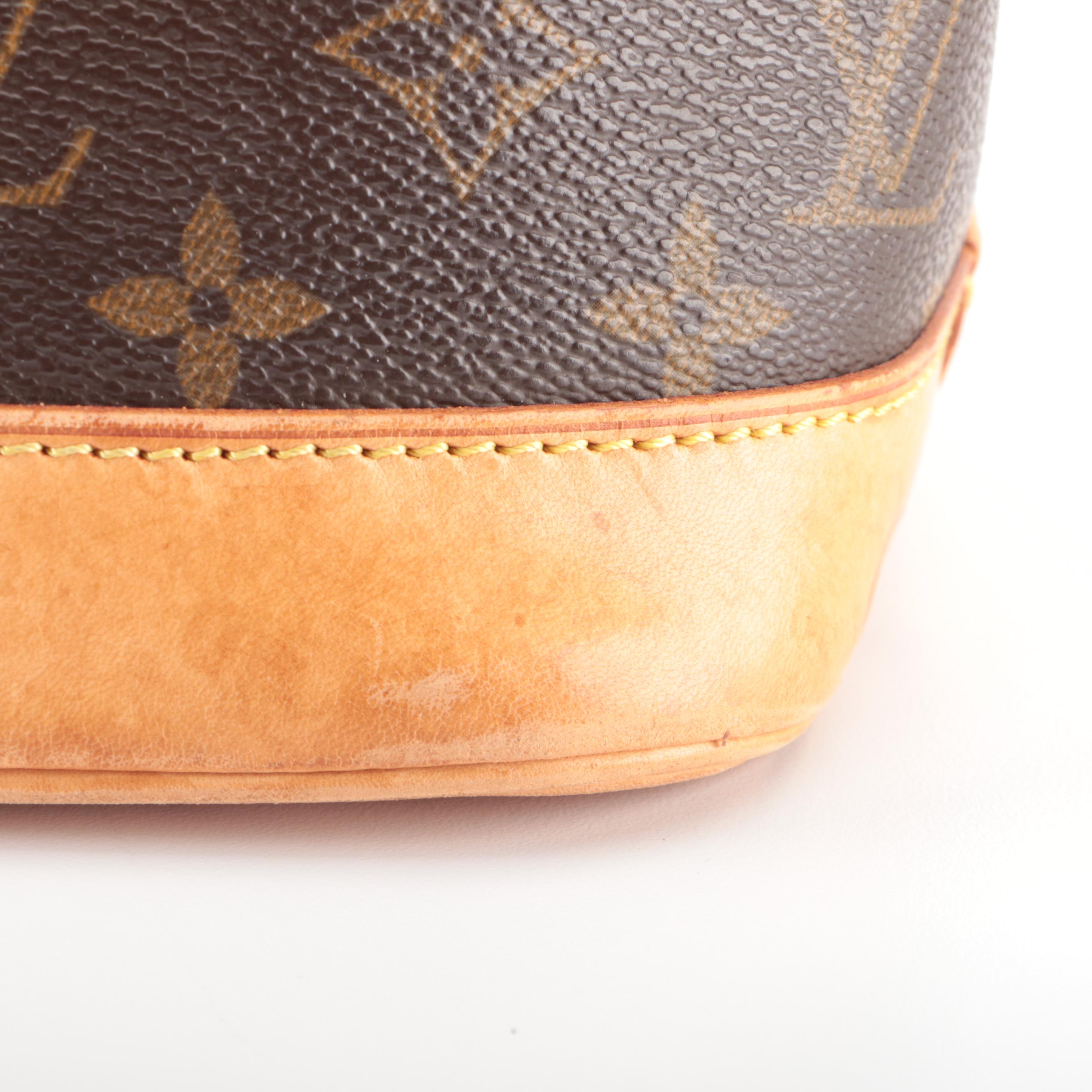 Louis Vuitton Alma PM in Monogram Canvas and Vachetta Leather
