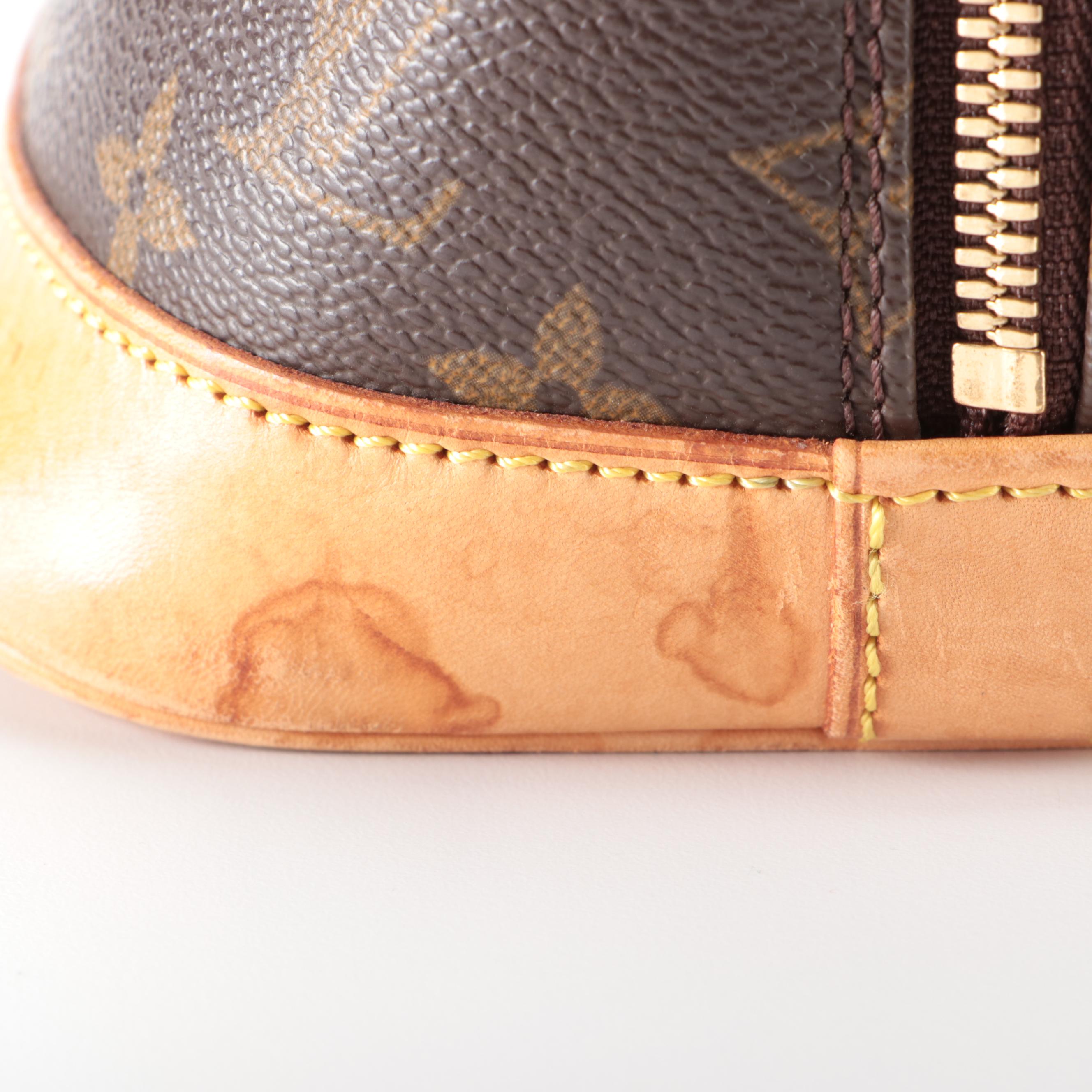 Louis Vuitton Alma PM in Monogram Canvas and Vachetta Leather