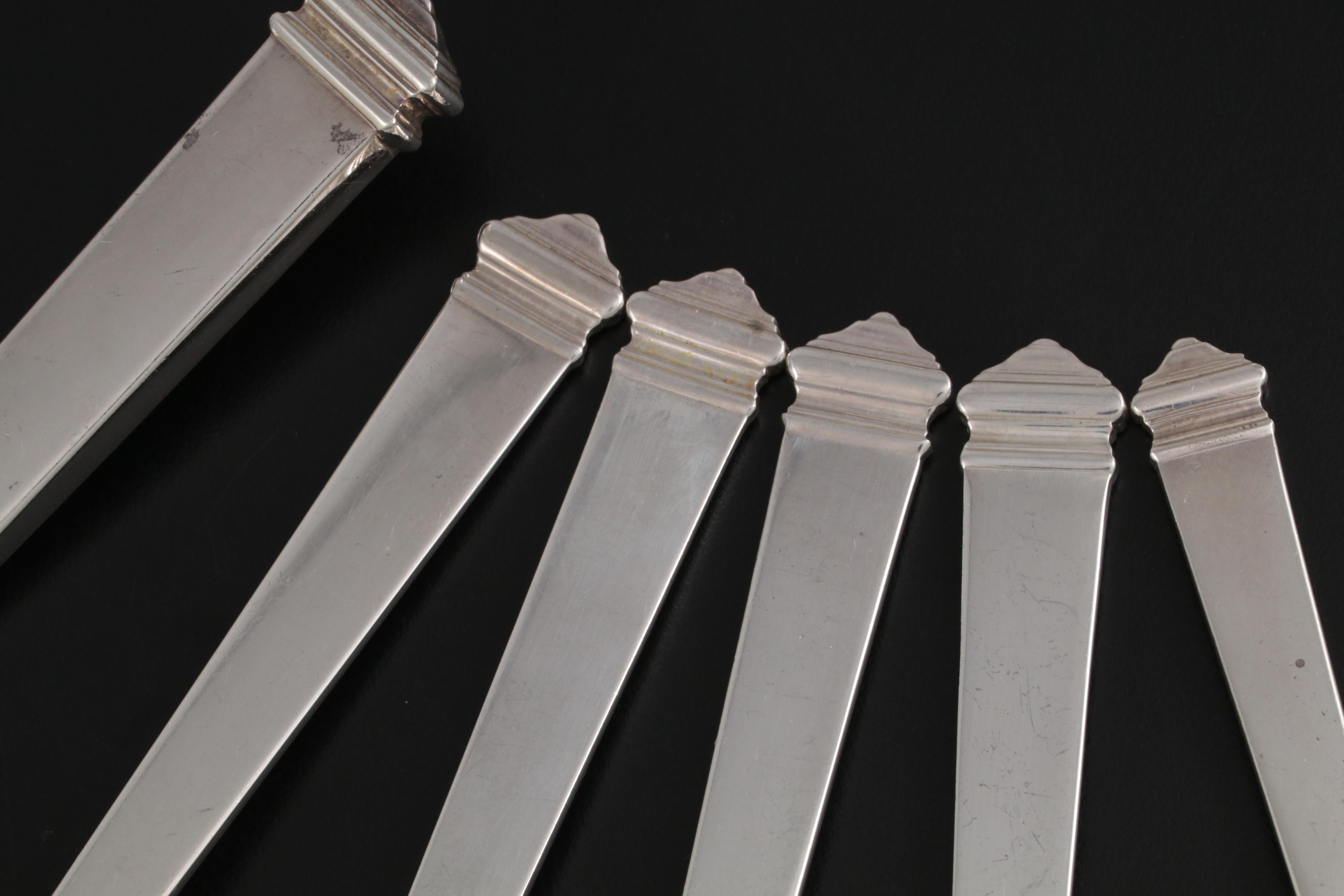 Tiffany & Co. "Hampton" Sterling Silver Flatware, Early to Mid-20th Century