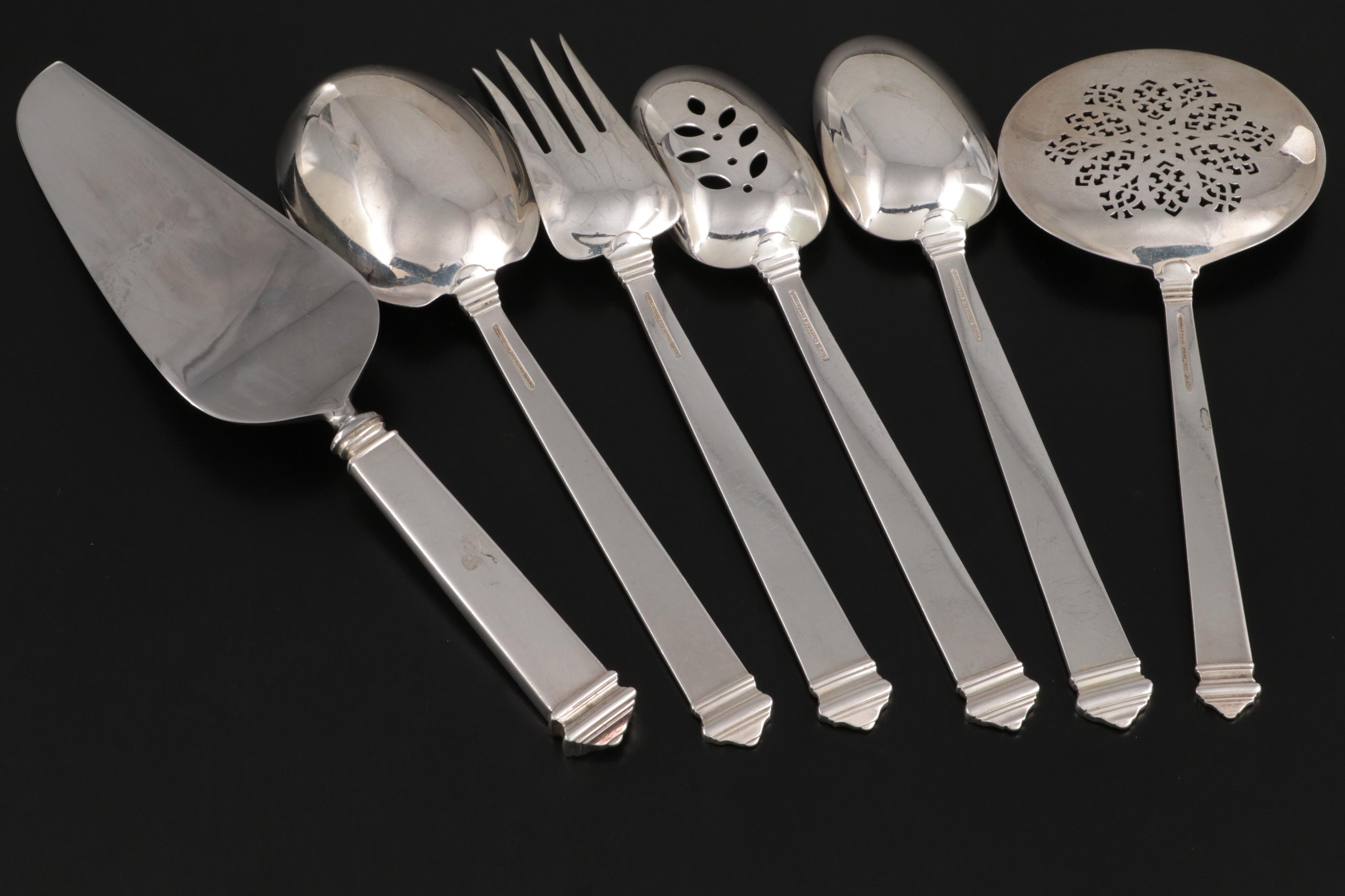 Tiffany & Co. "Hampton" Sterling Silver Flatware, Early to Mid-20th Century