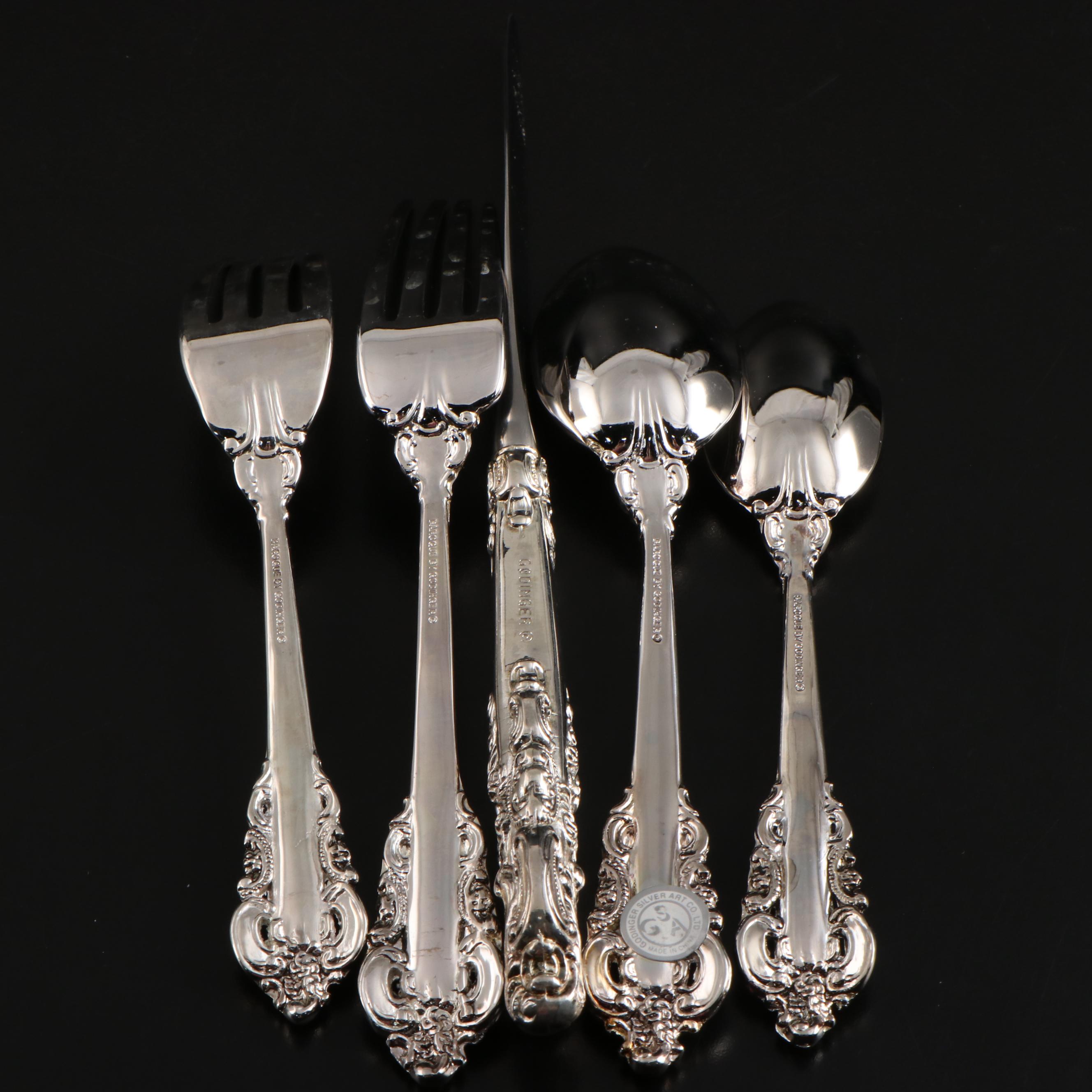 Godinger "Baroque" Silver Plate Flatware, 1996–2020