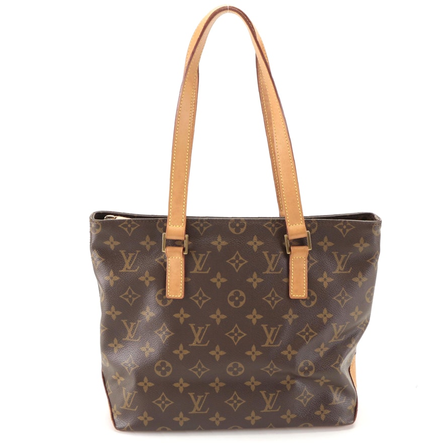 Louis Vuitton Piano Cabas Tote in Monogram Canvas and Vachetta Leather