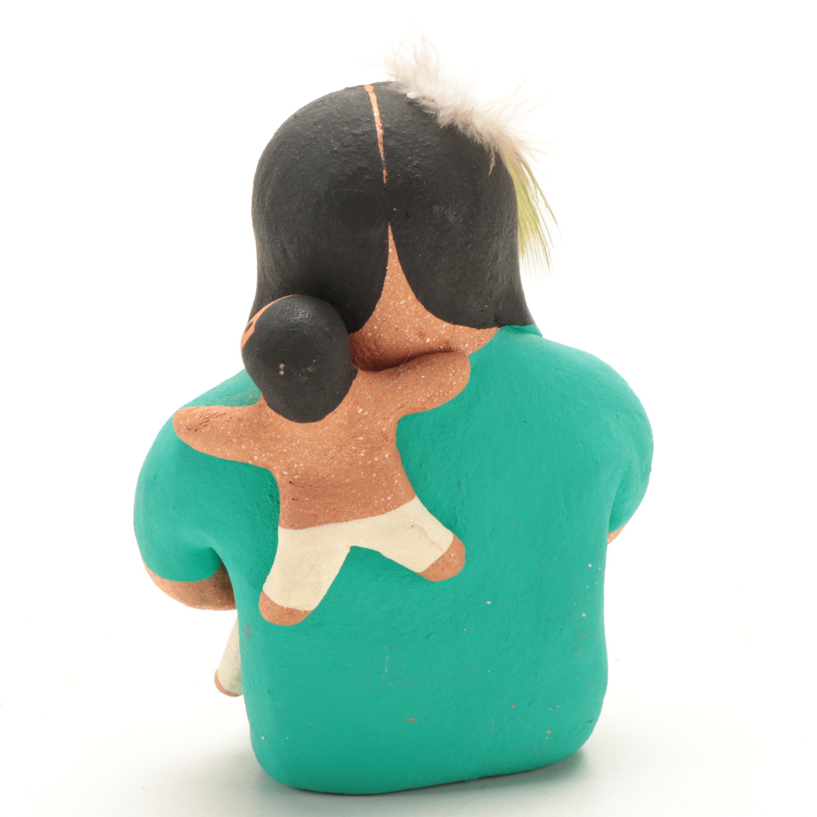 Margaret Quintana and Other Pueblo Pottery Storyteller Figurines