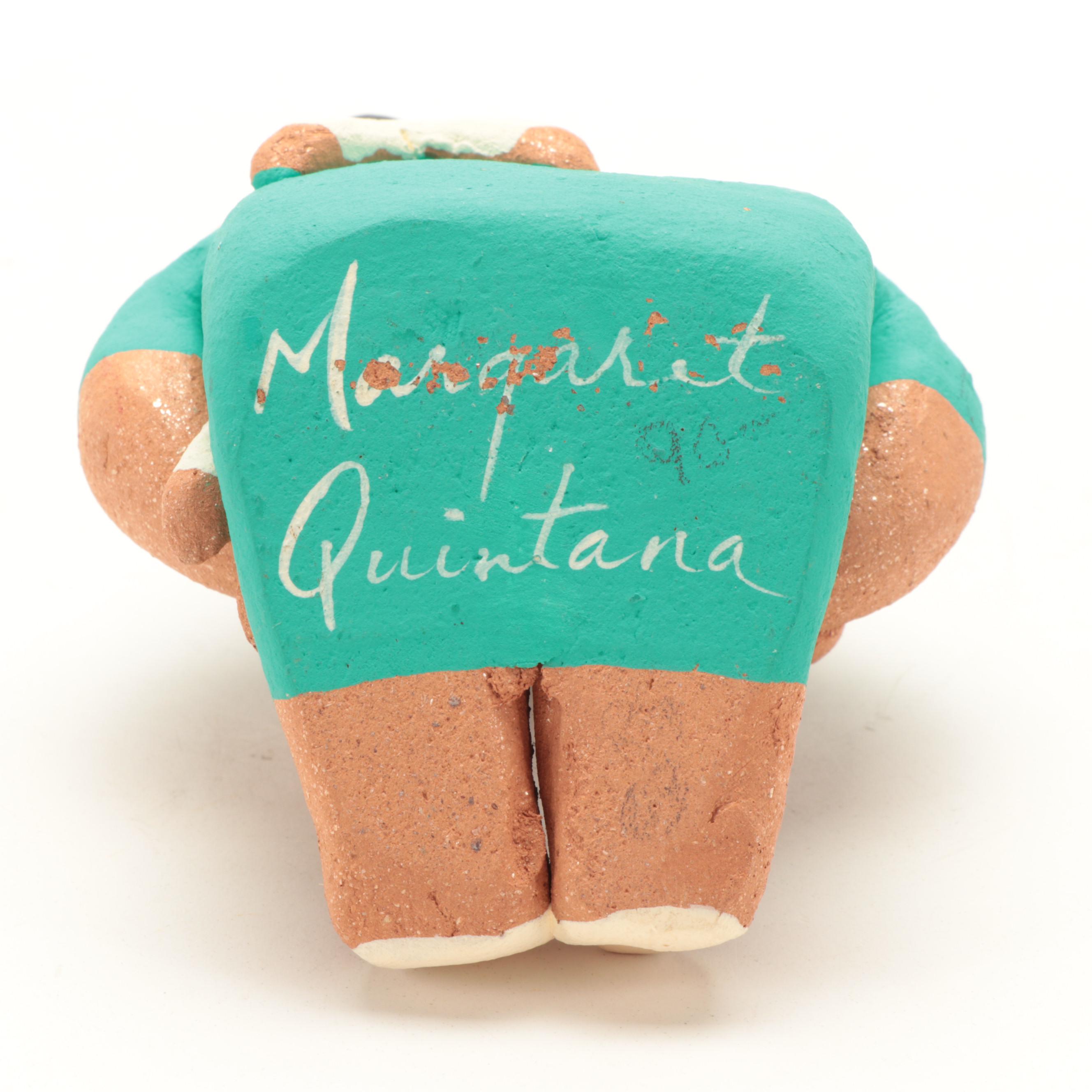 Margaret Quintana and Other Pueblo Pottery Storyteller Figurines