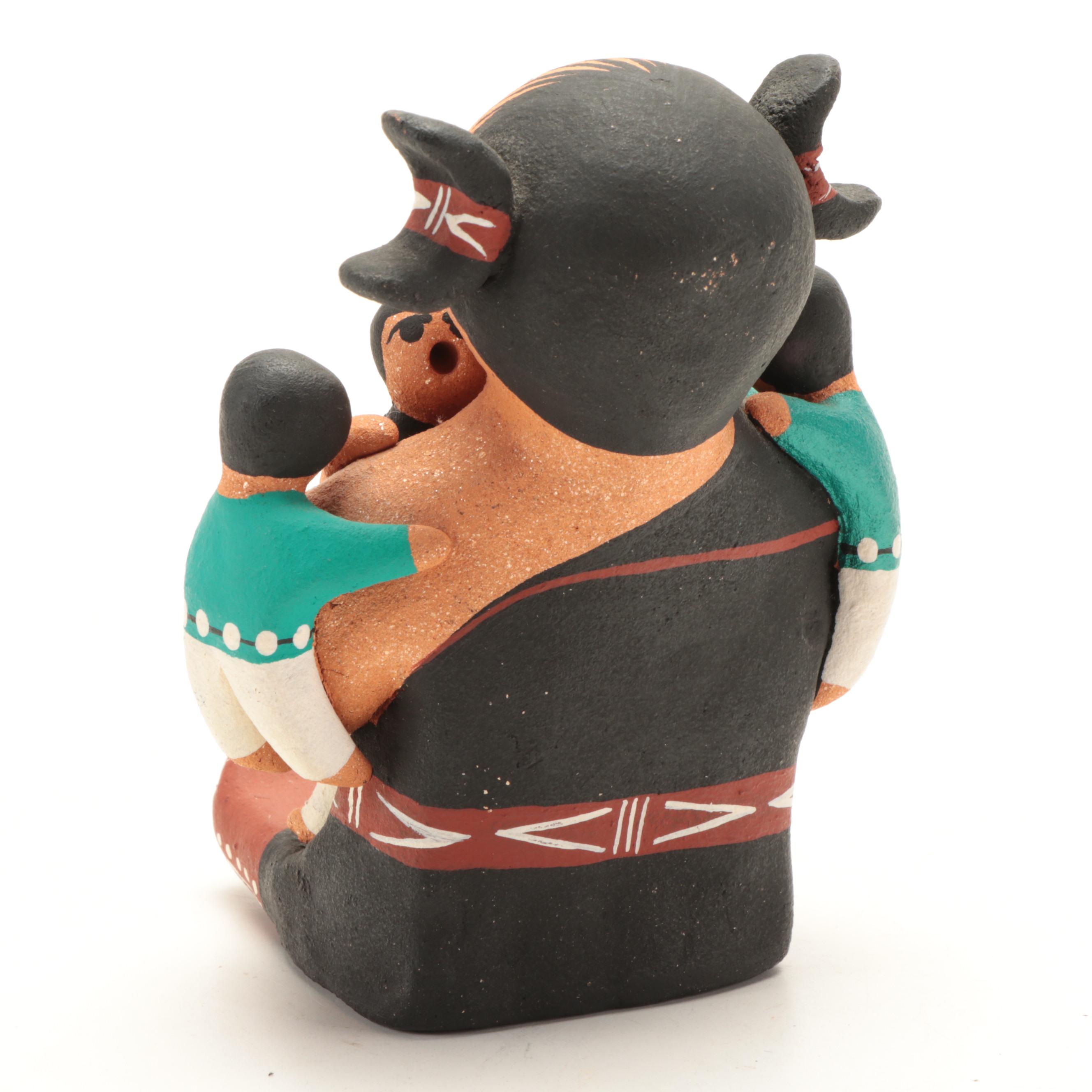 Margaret Quintana and Other Pueblo Pottery Storyteller Figurines