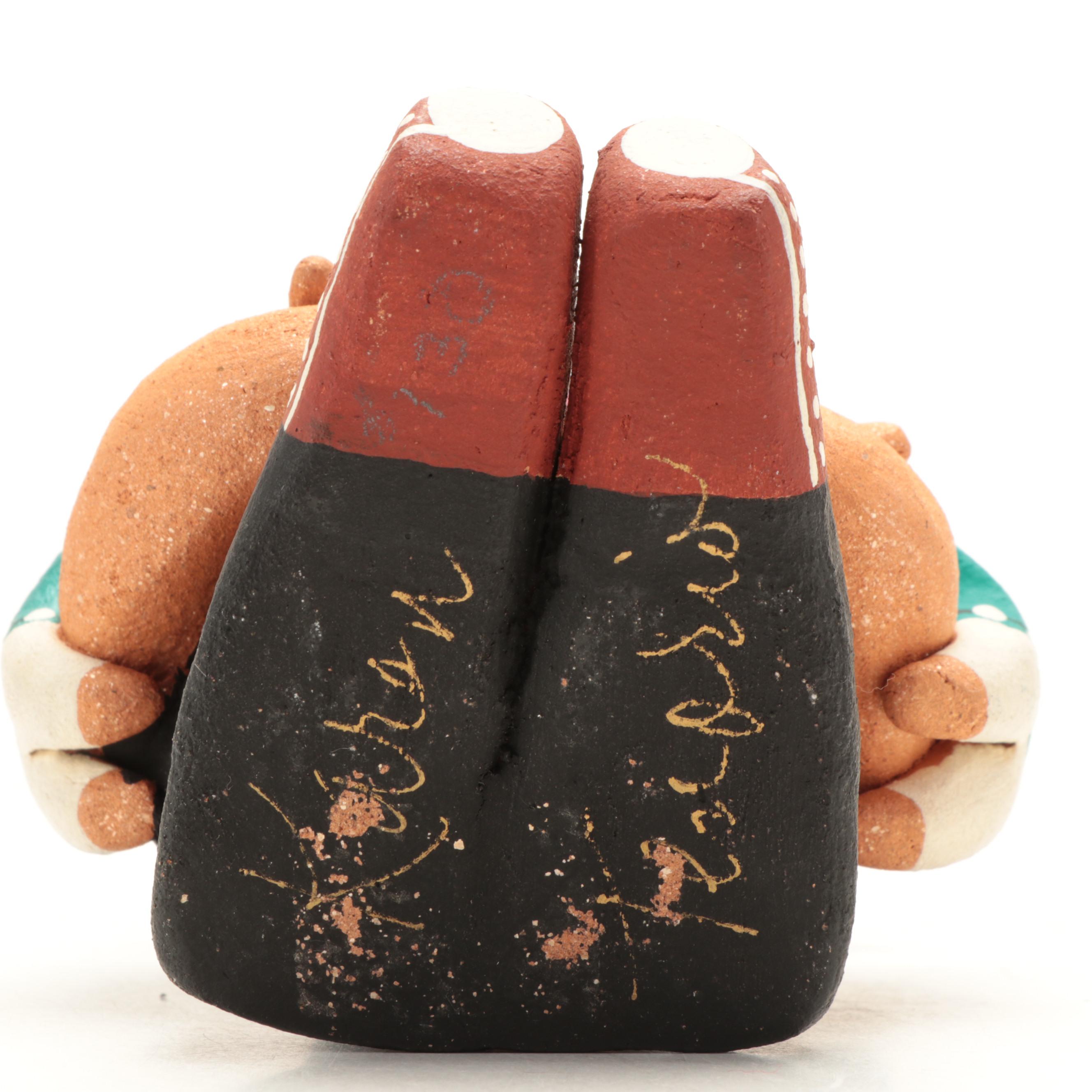 Margaret Quintana and Other Pueblo Pottery Storyteller Figurines