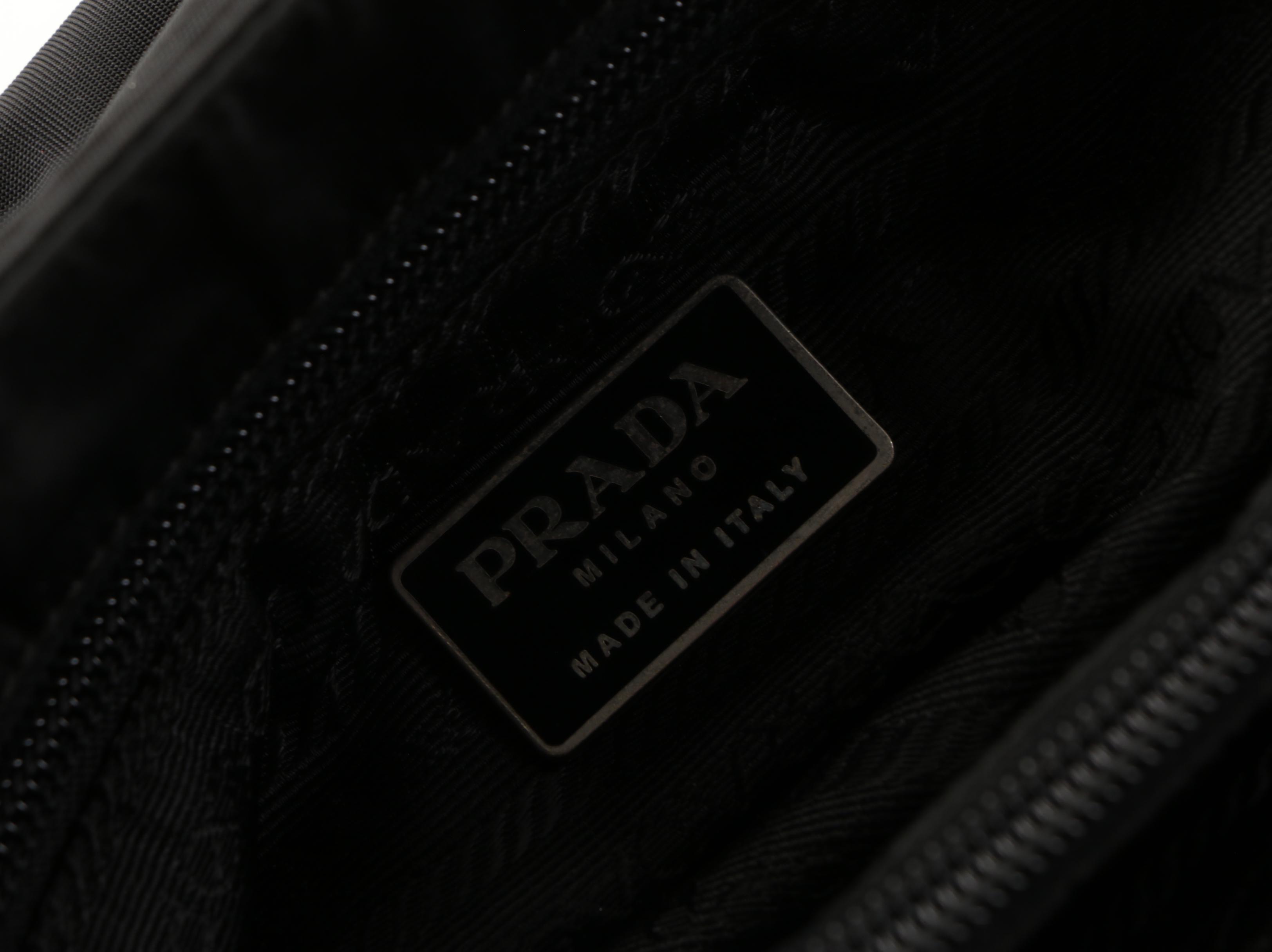 Prada Black Nylon Tote Bag