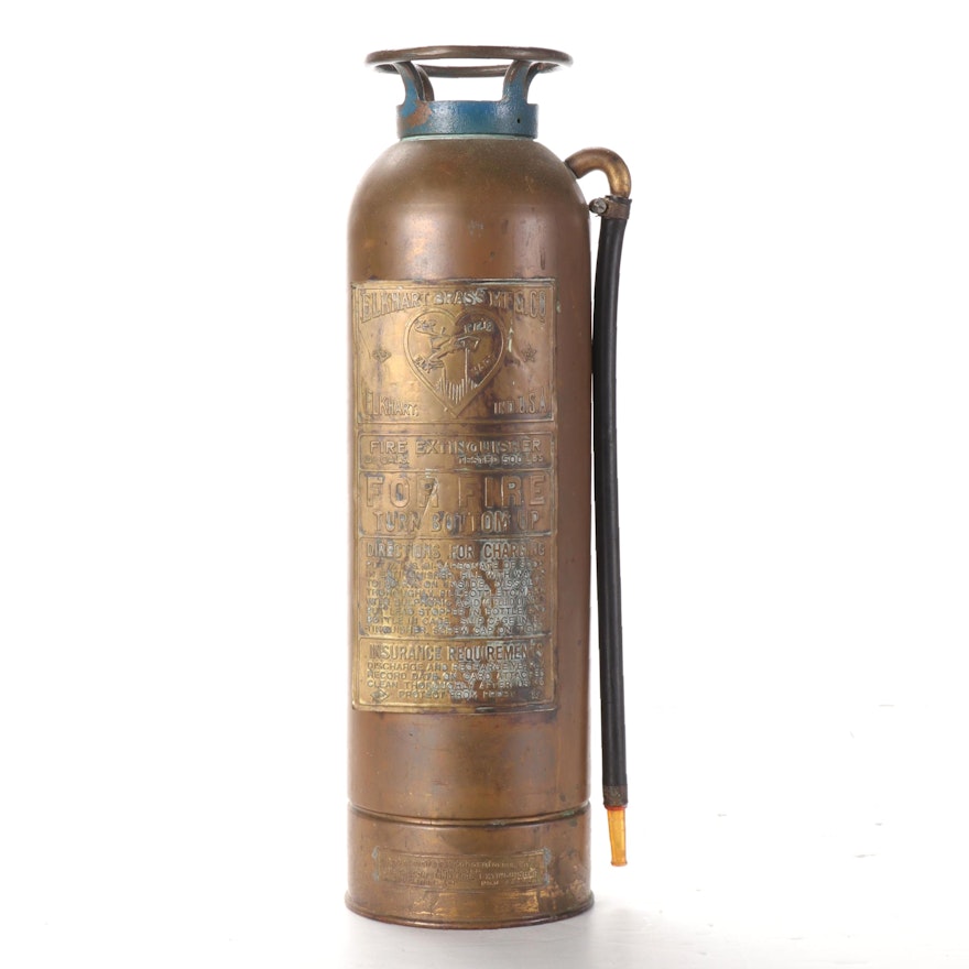 Elkhart Brass Mfg. Co. Fire Extinguisher, 20th Century