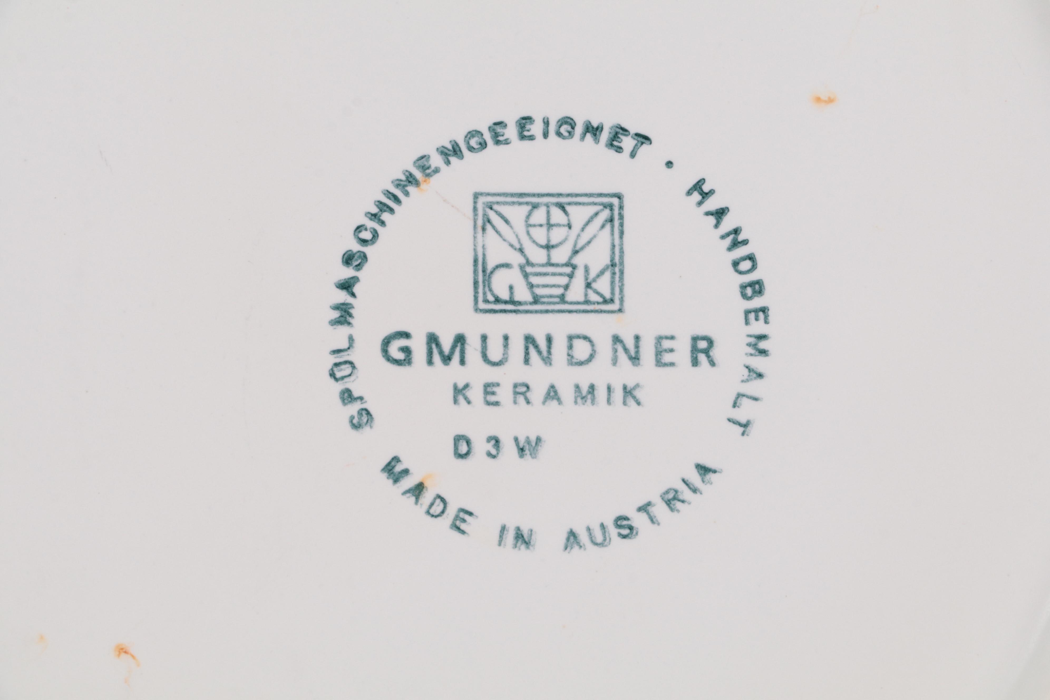 Gmundner Keramik "Alpine Flowers" Ceramic Dinnerware and Table Accessories