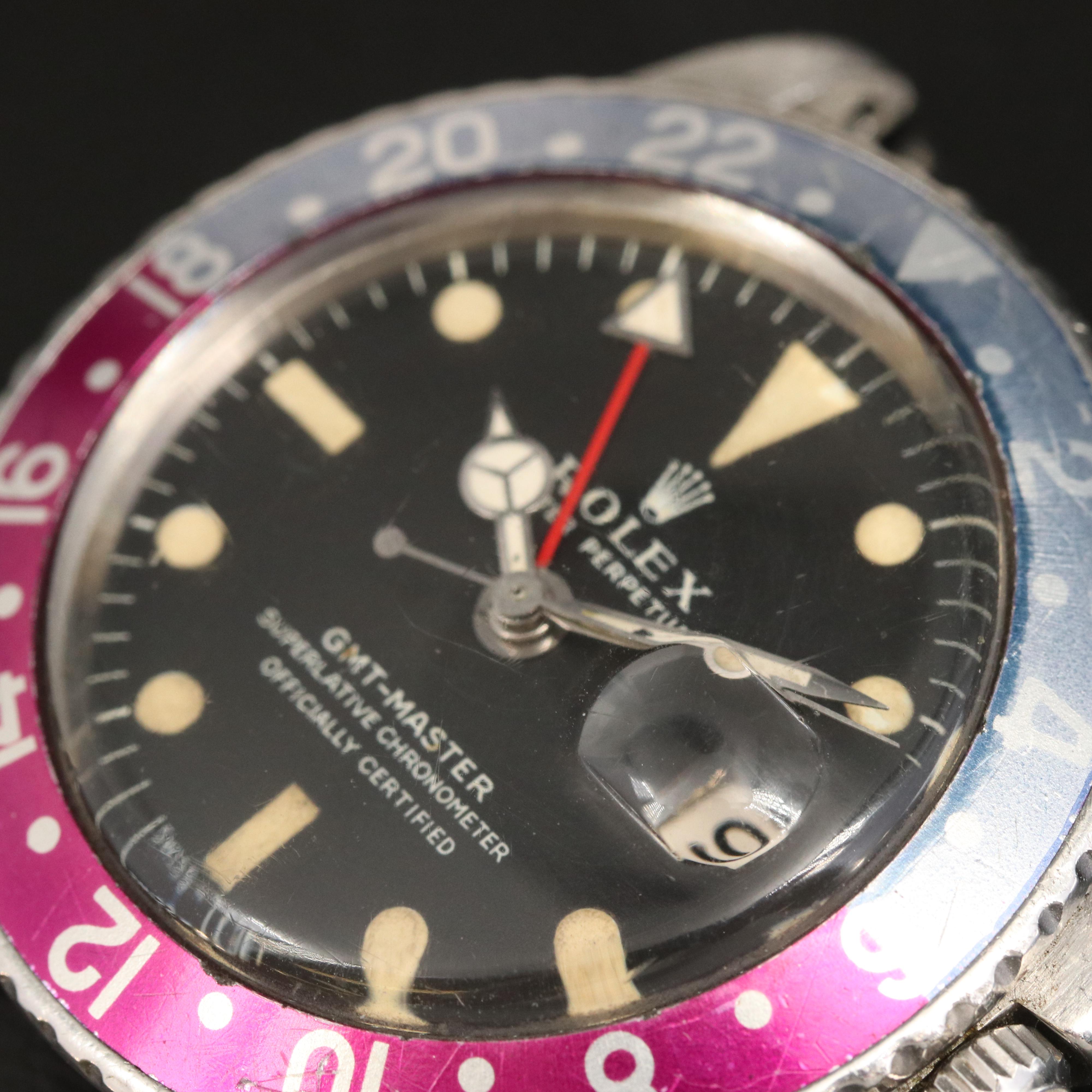 1970 Rolex GMT-Master, Blue-Red Pepsi Bezel Watch