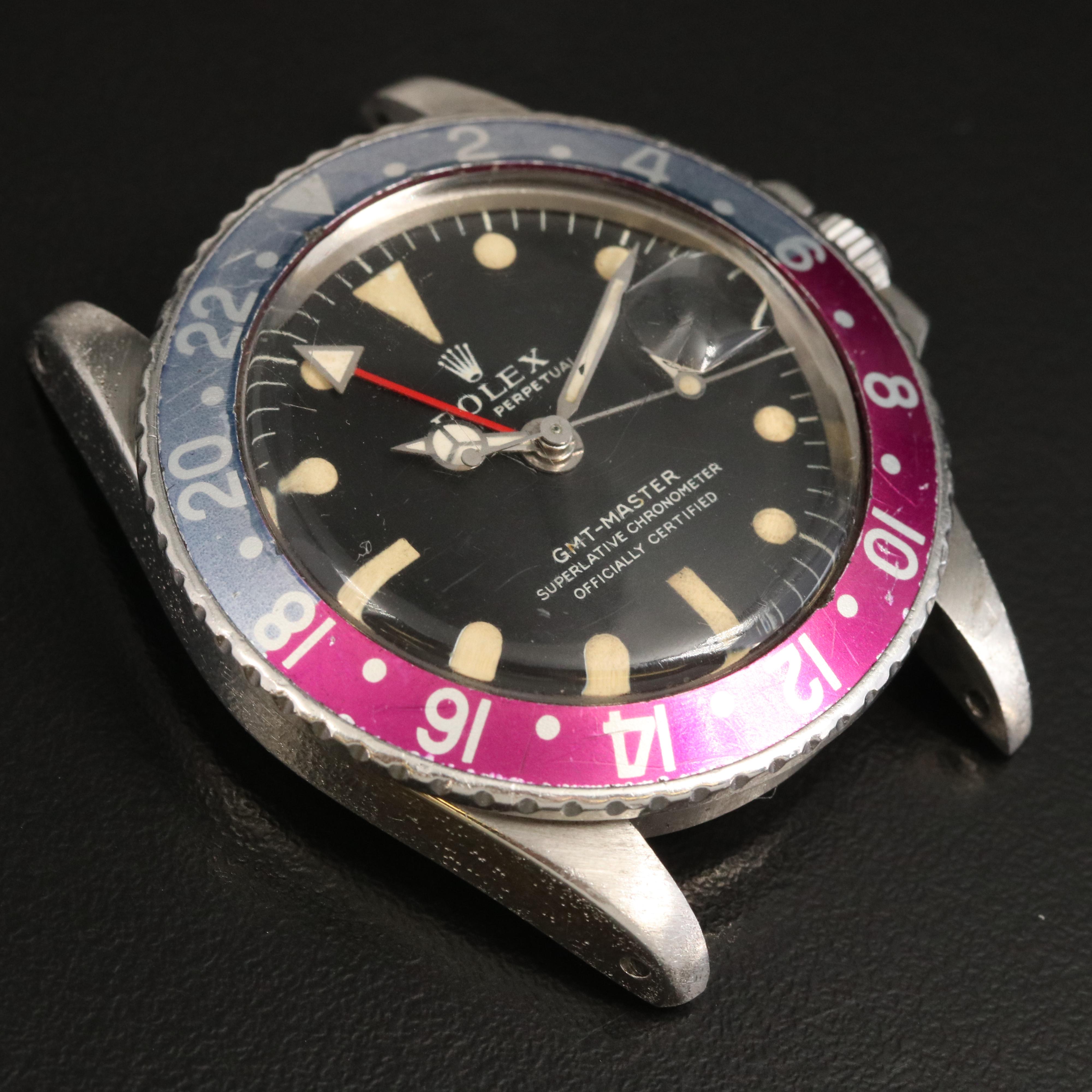 1970 Rolex GMT-Master, Blue-Red Pepsi Bezel Watch