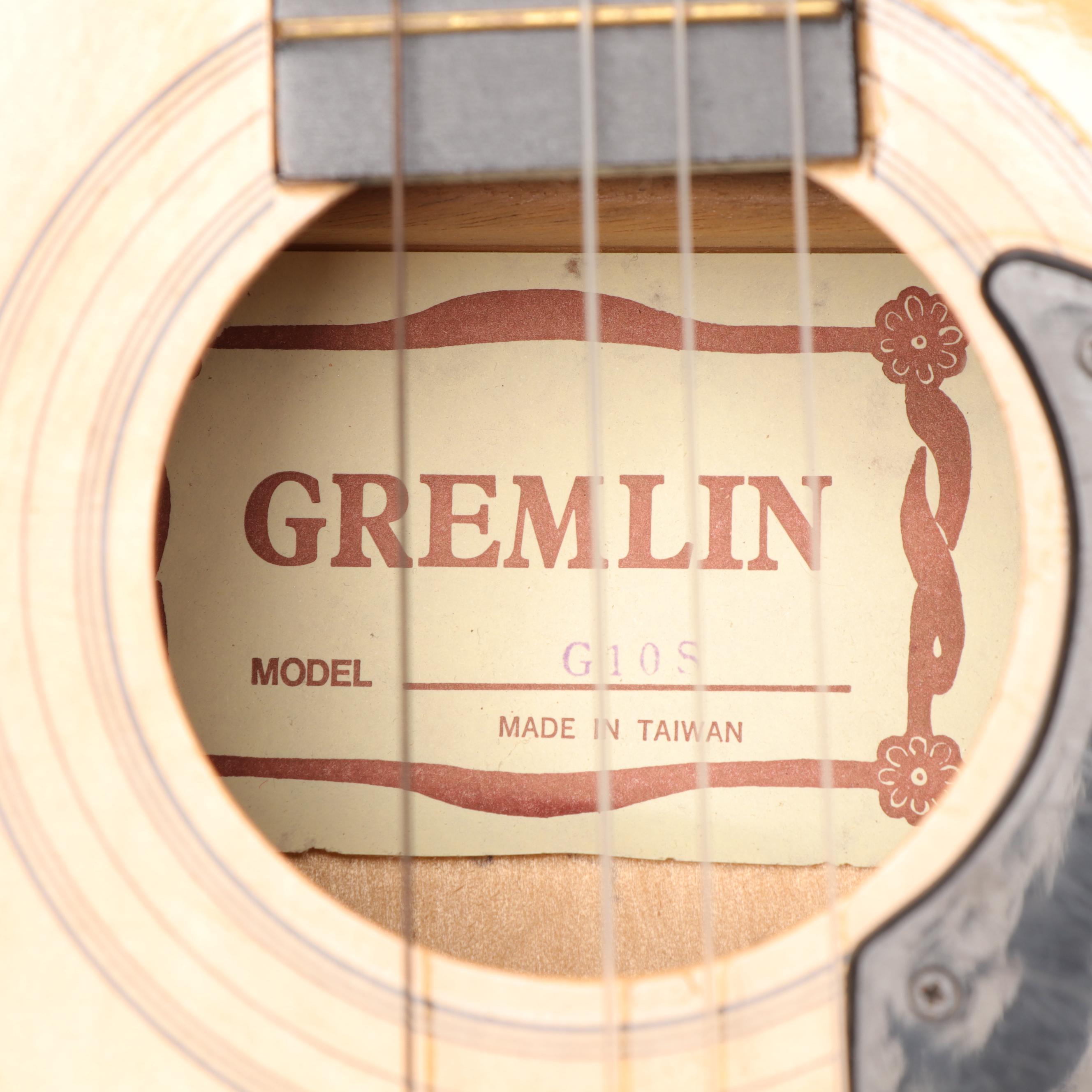 Gremlin Model G10S Classical Acoustic Guitar