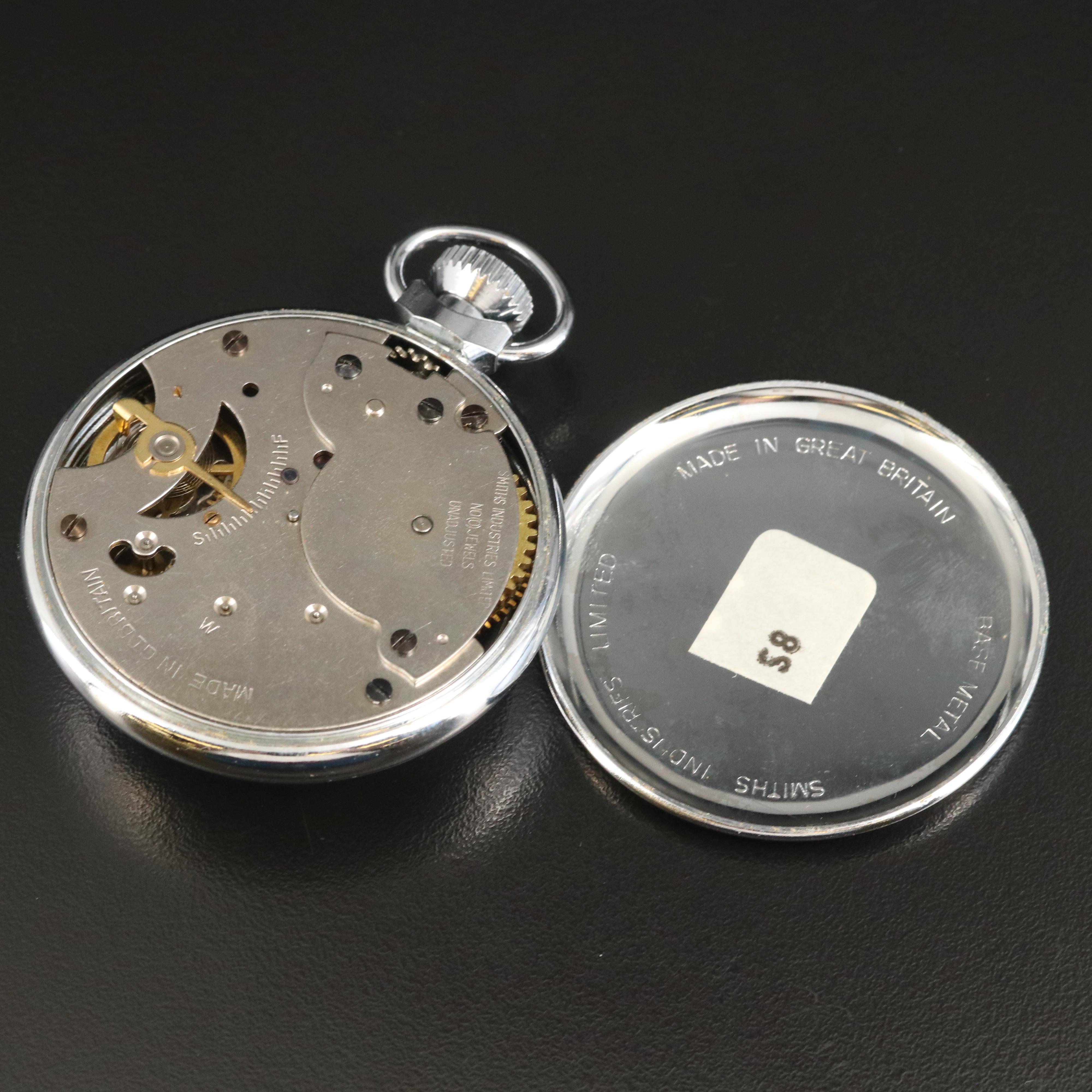 Vintage Smiths Pocket Watch Made for Sears