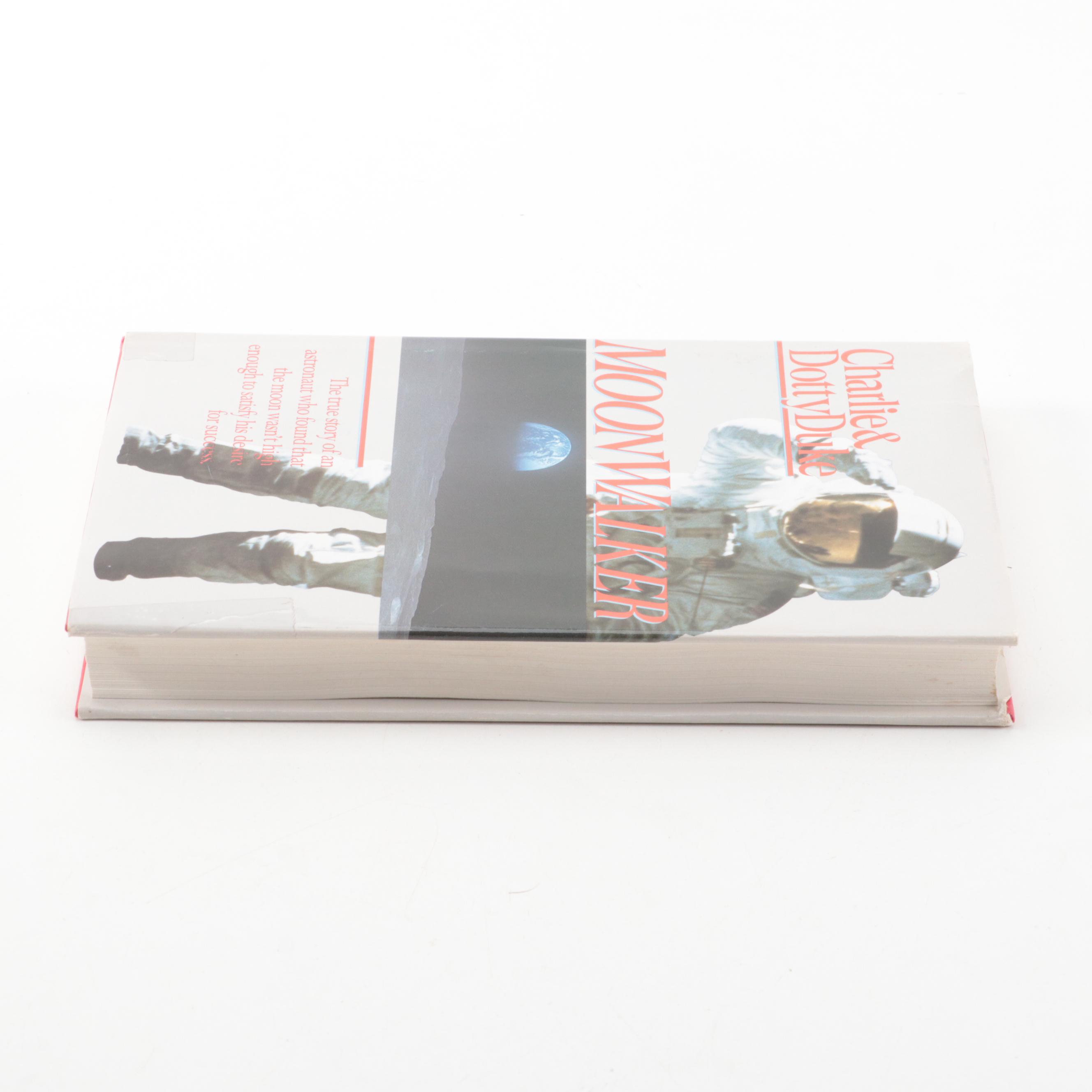 Signed Fifth Printing "Moonwalker" by Charlie and Dotty Duke, 1998