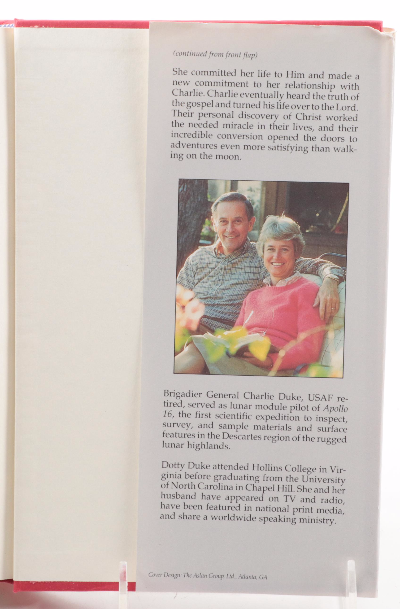 Signed Fifth Printing "Moonwalker" by Charlie and Dotty Duke, 1998