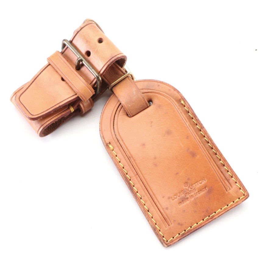 Louis Vuitton Poignet and Luggage Tag in Vachetta Leather