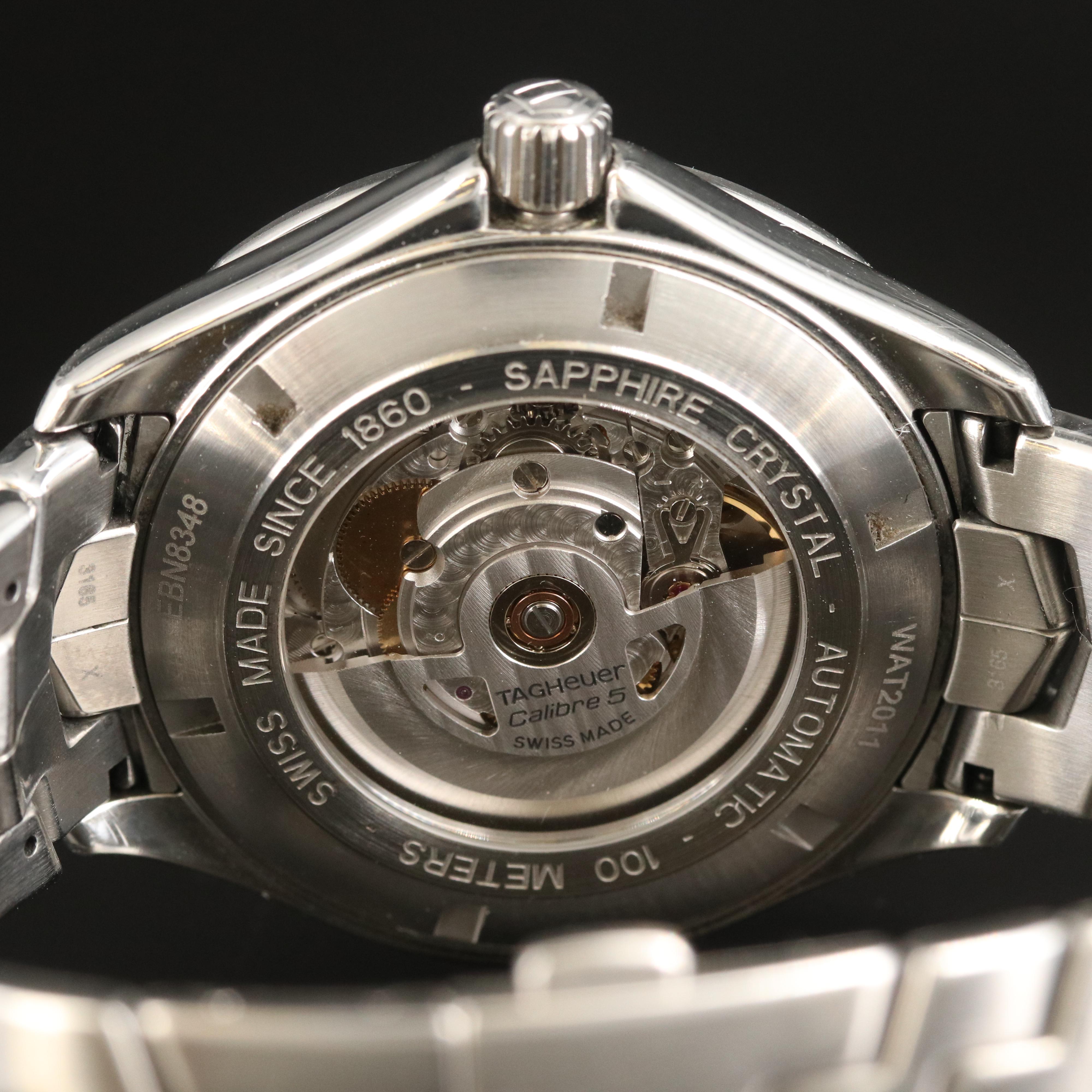 TAG Heuer Link Calibre 5 Stainless Steel Watch