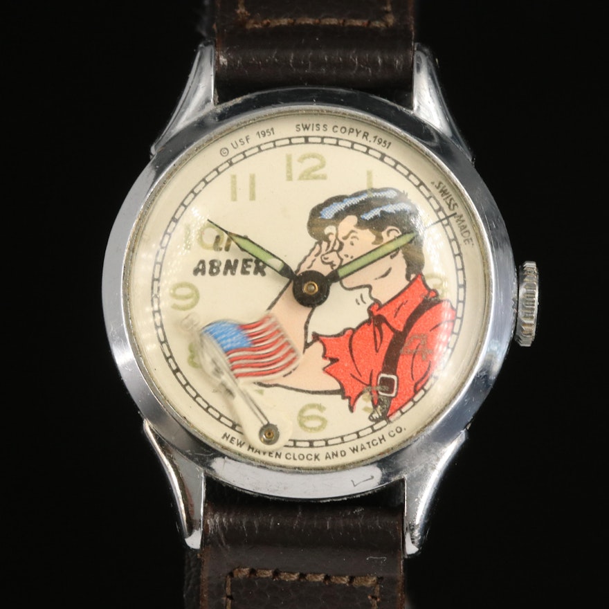 Animated Li'l Abner Wristwatch