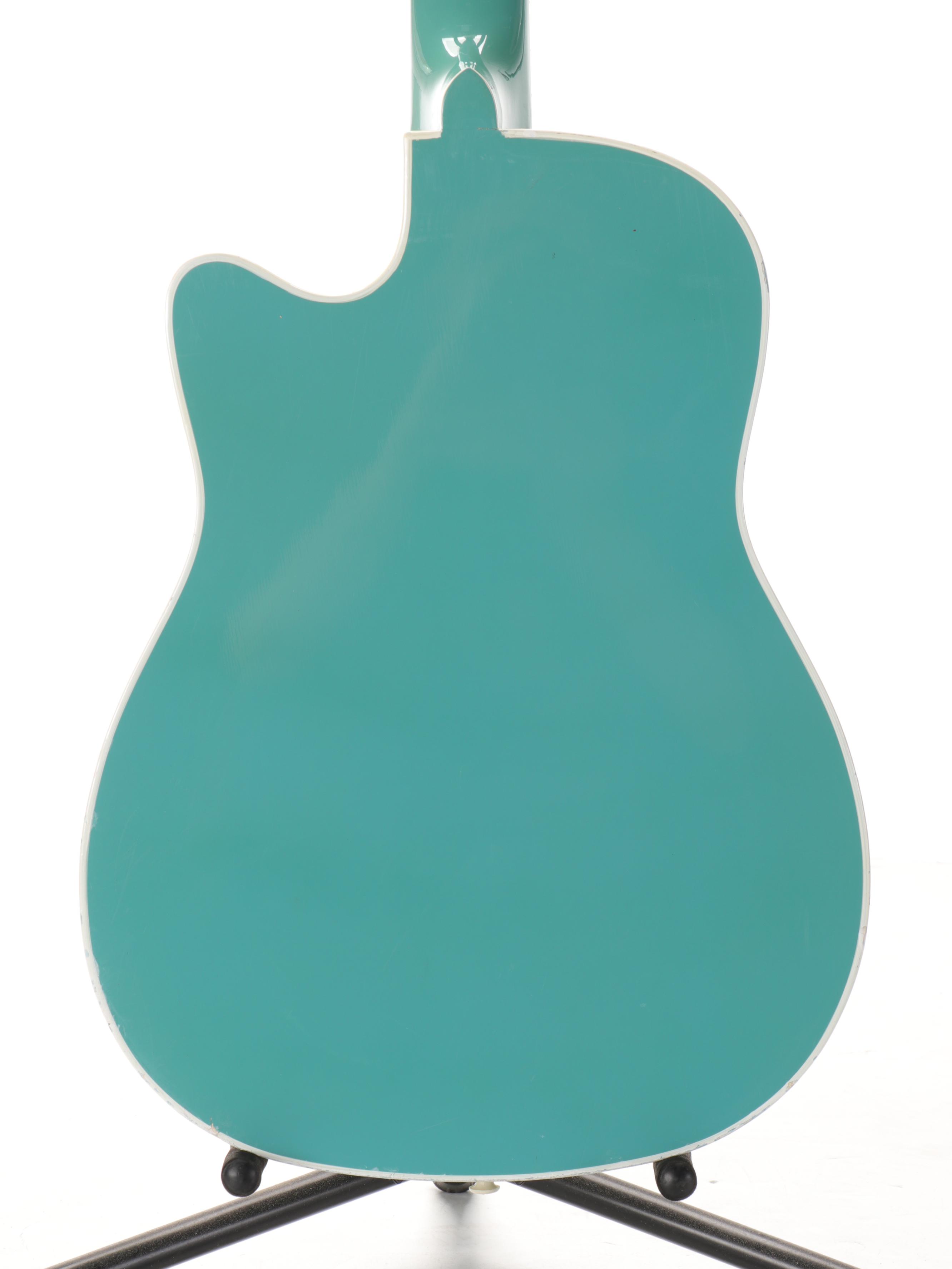 Luna Model AURPDC AZR Acoustic Guitar