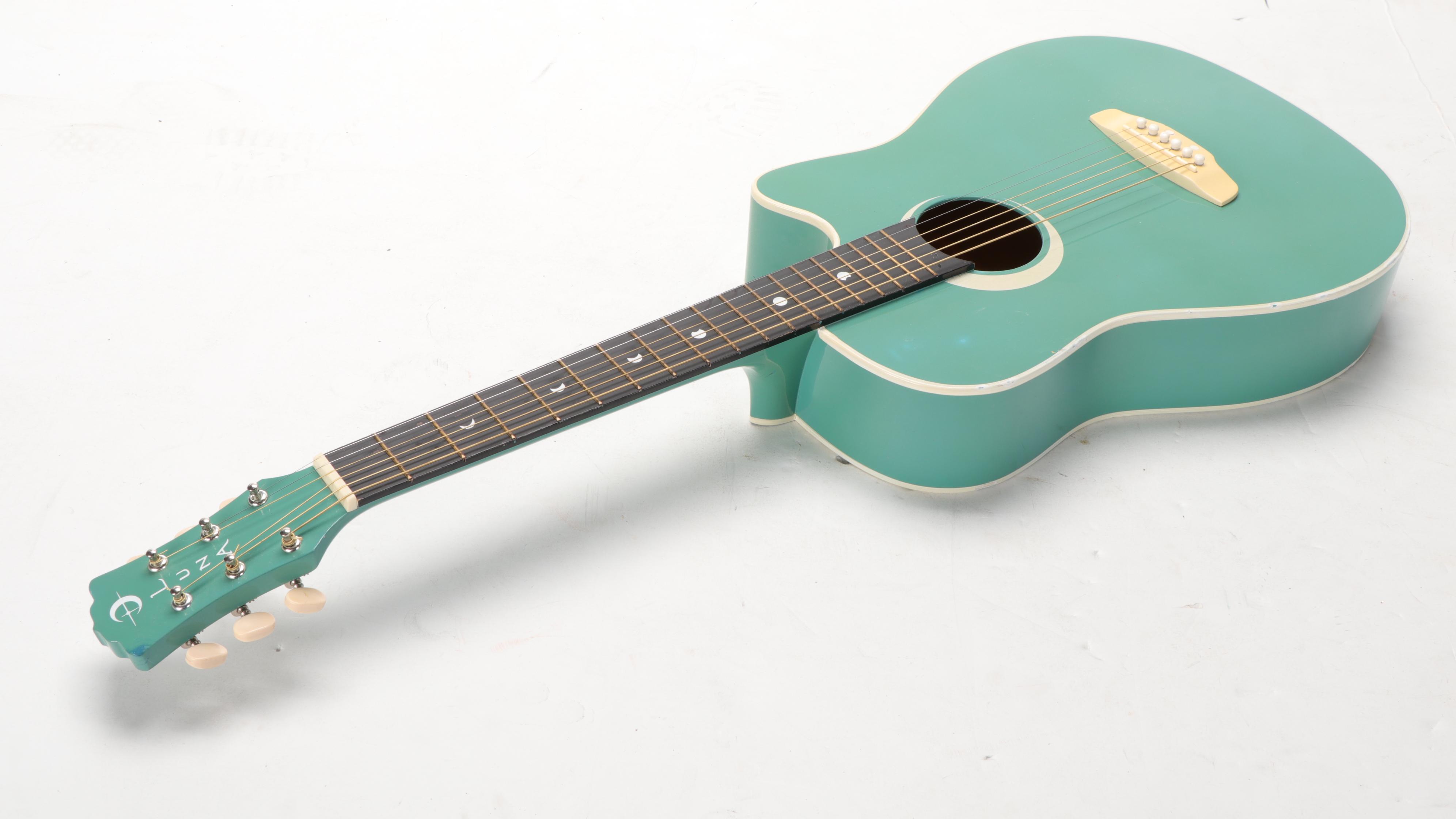 Luna Model AURPDC AZR Acoustic Guitar