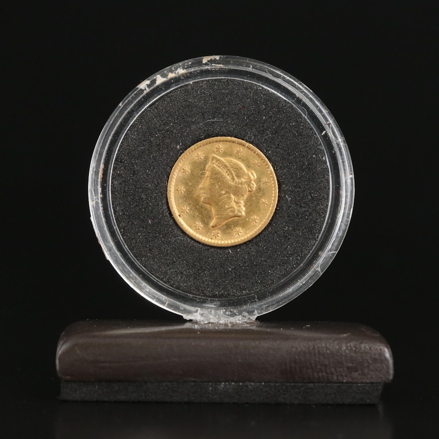 1851 Liberty Head Gold Dollar