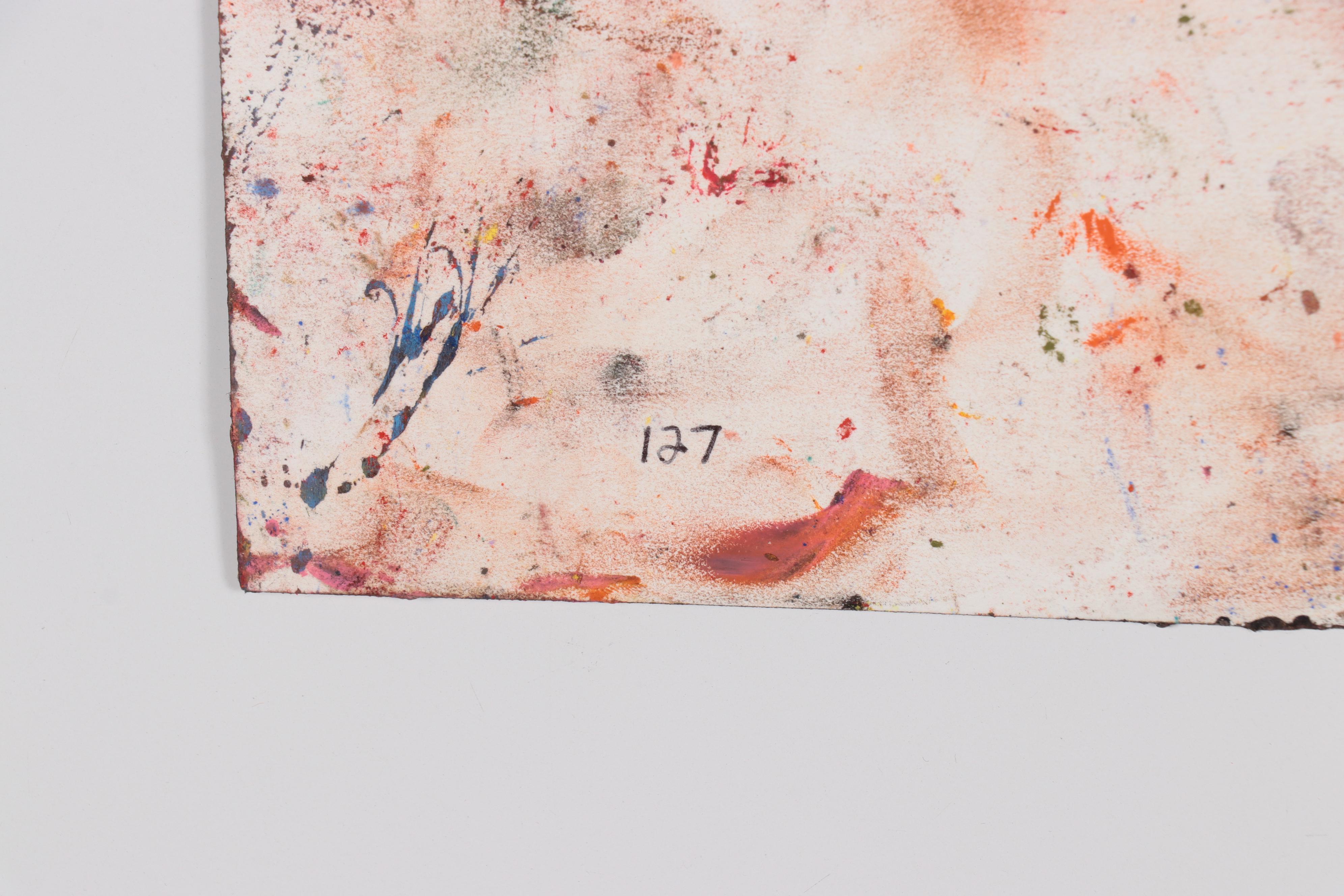 Sarah Roush Abstract Mixed Media Painting "Dancing Las Vegas I"