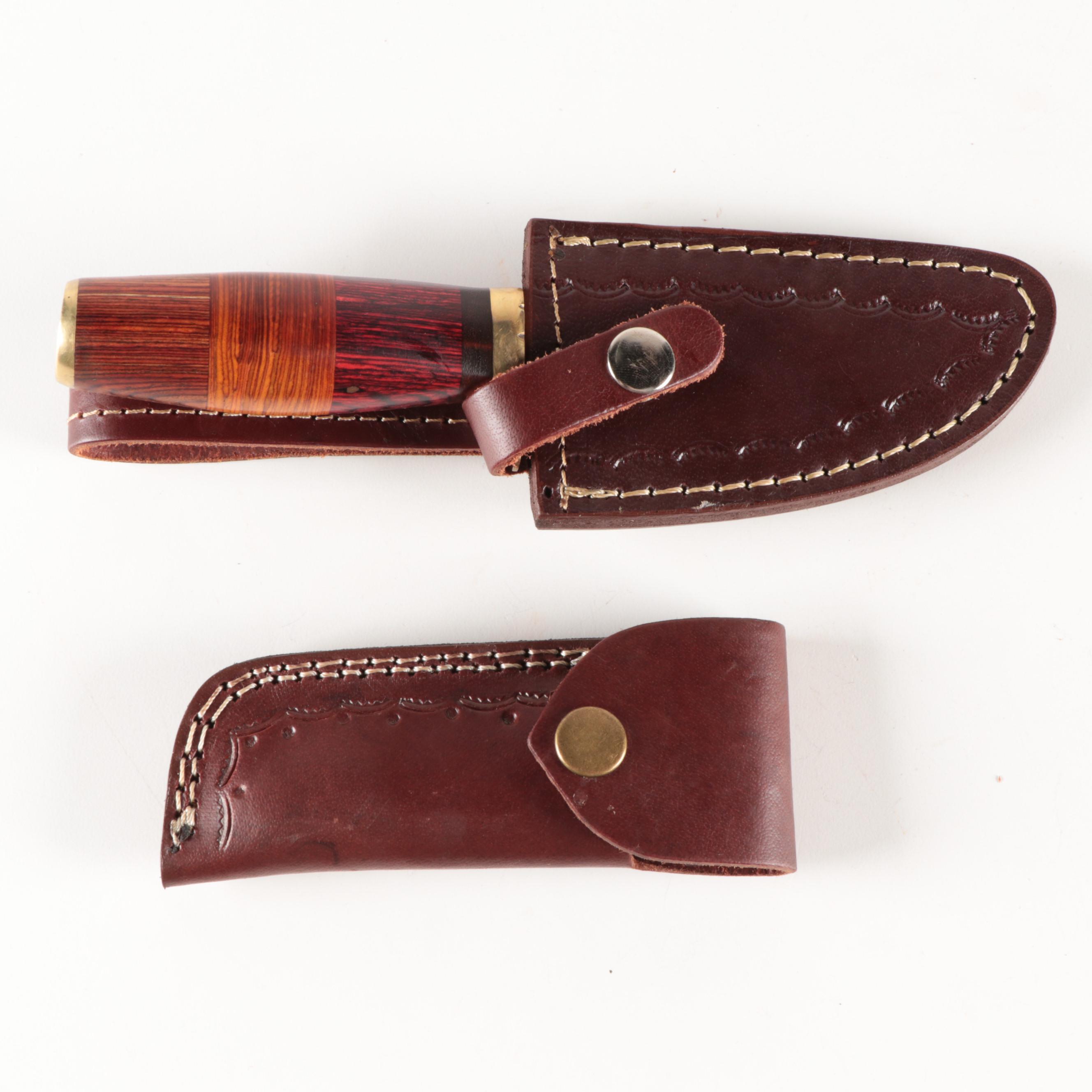 Damscus Steel Fixed Blade and Folding Knife Collection