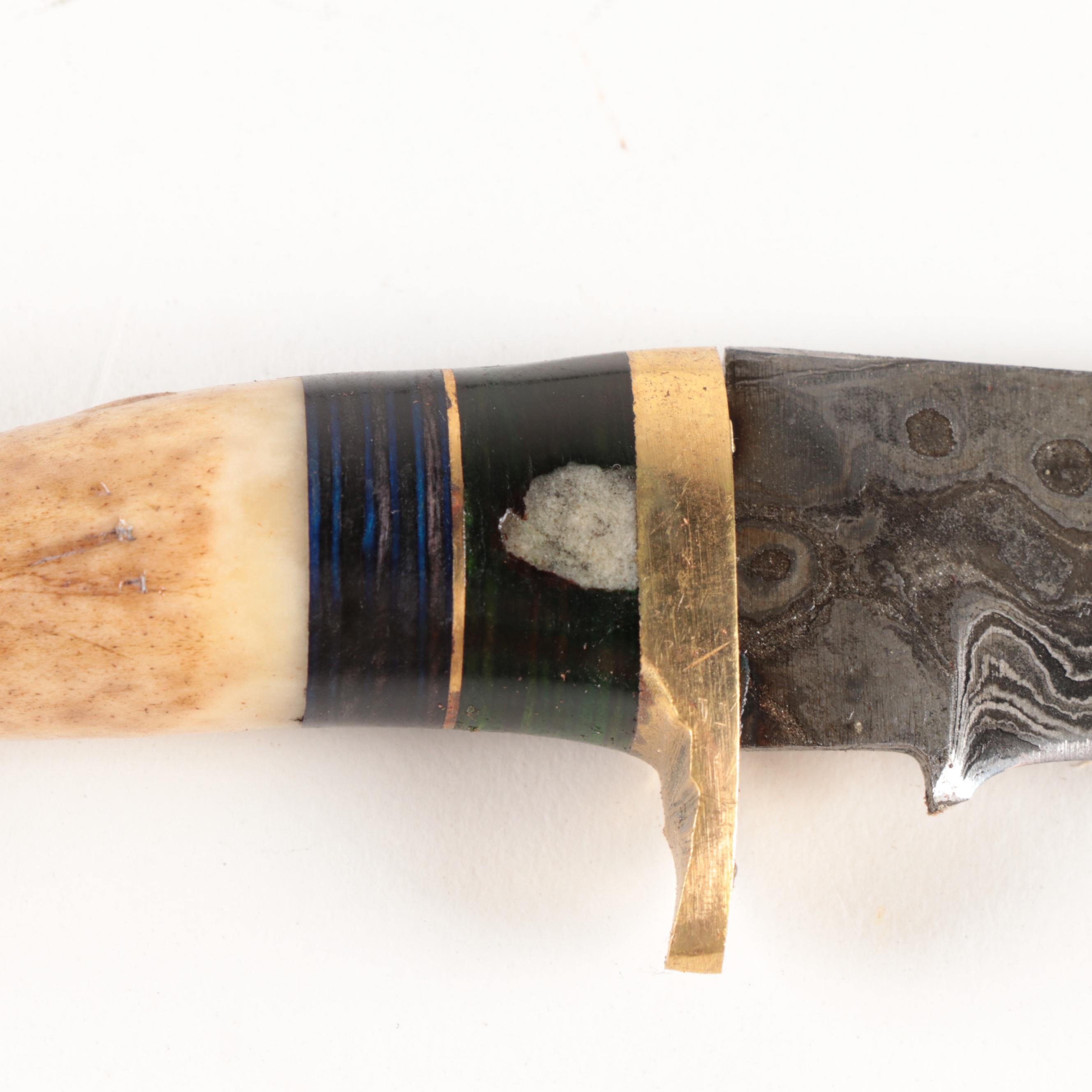 Damscus Steel Fixed Blade and Folding Knife Collection